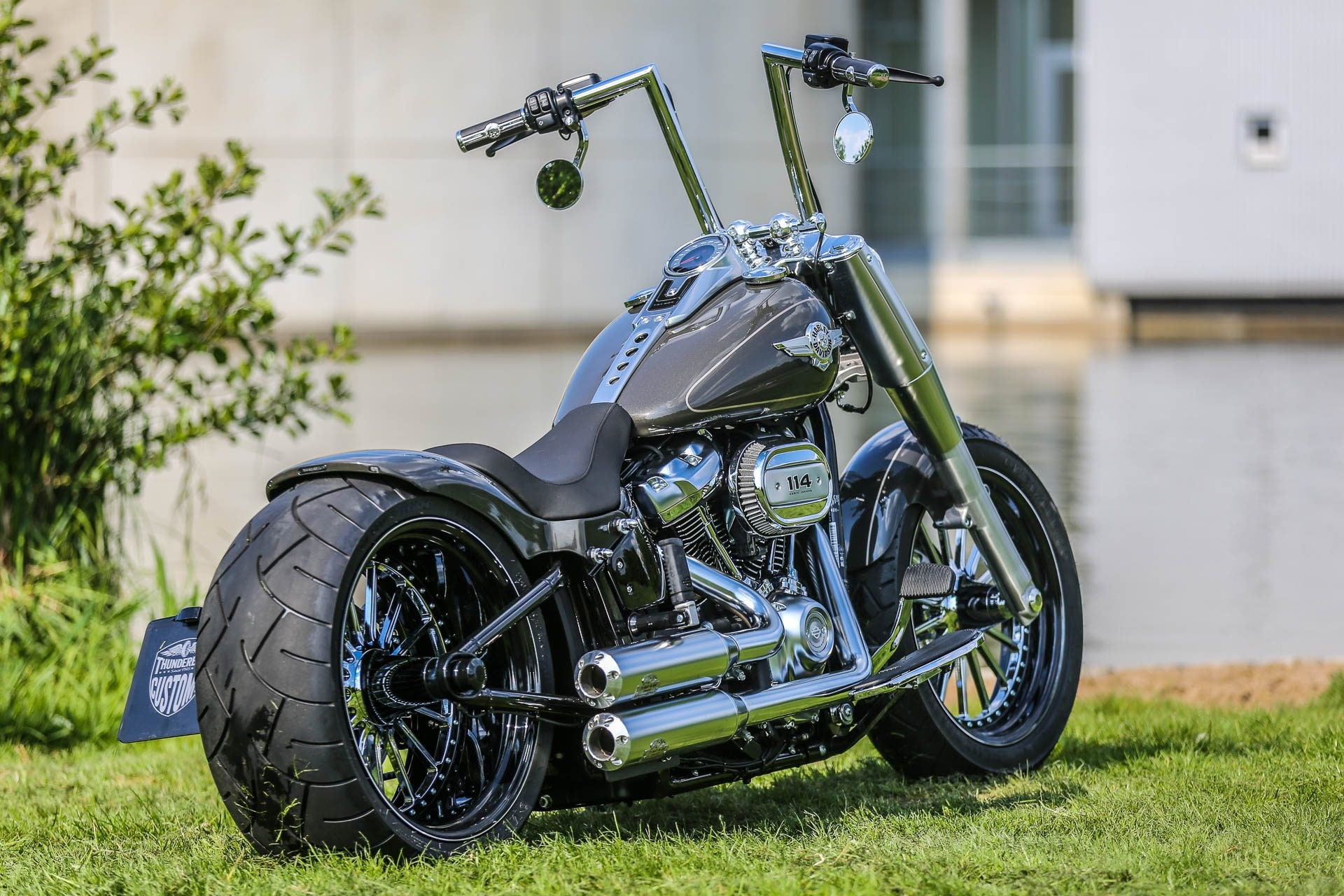 1080P, Thunderbike Customs, Harley-Davidson, Motorcycles, Custom Motorcycle, HD Wallpaper
