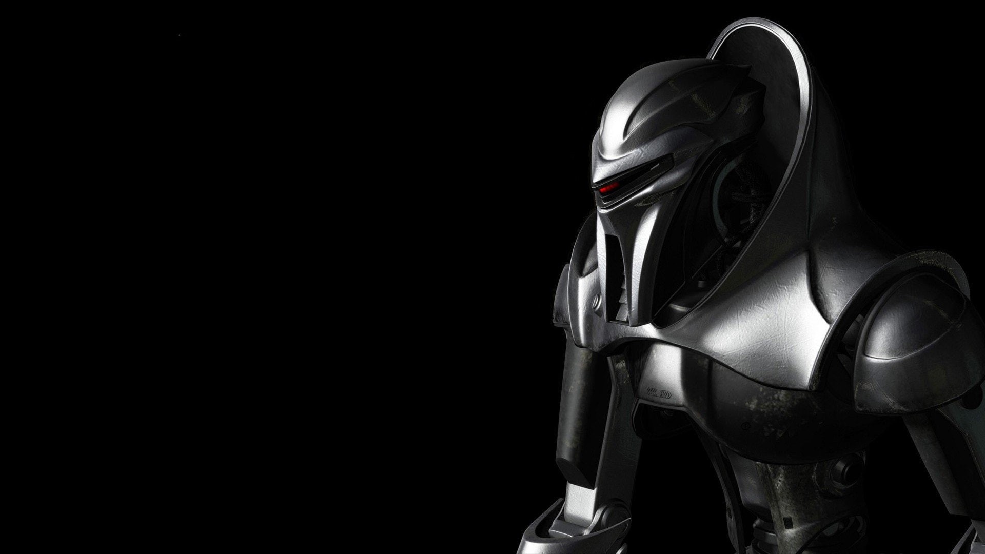 robot, black background, Battlestar Galactica, Cylons, 1080P, HD Wallpaper