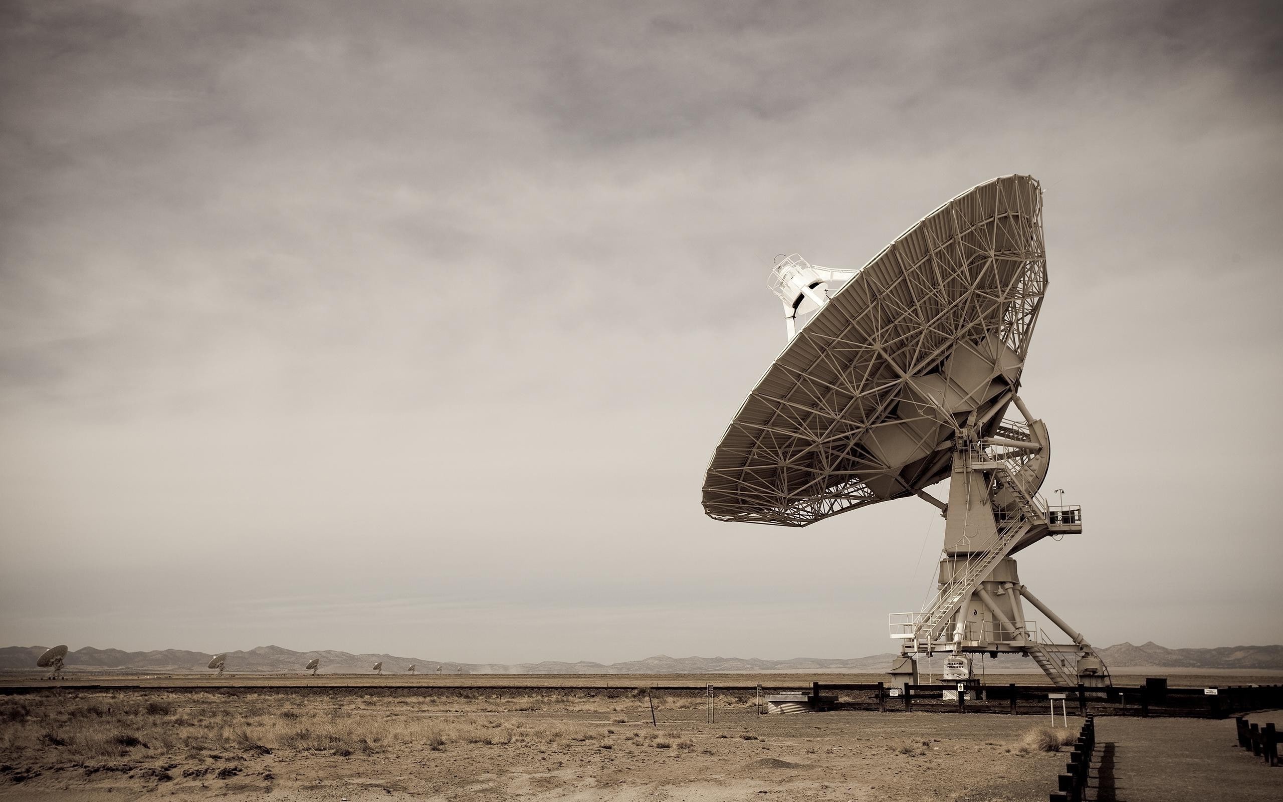 sky, satellite, beach, outdoors, technology, global communications, no people, architecture, connection, day, astronomy telescope, water, 2K, land, space, HD Wallpaper