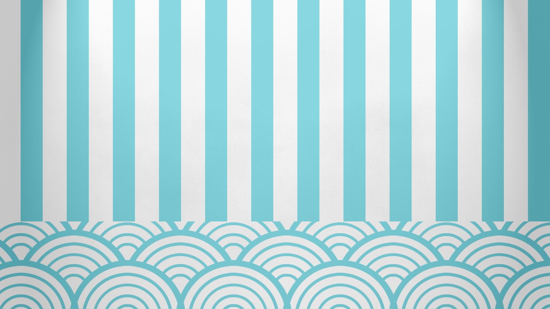 blue, 1080P, blue and white, white, pattern, stripe, HD Wallpaper