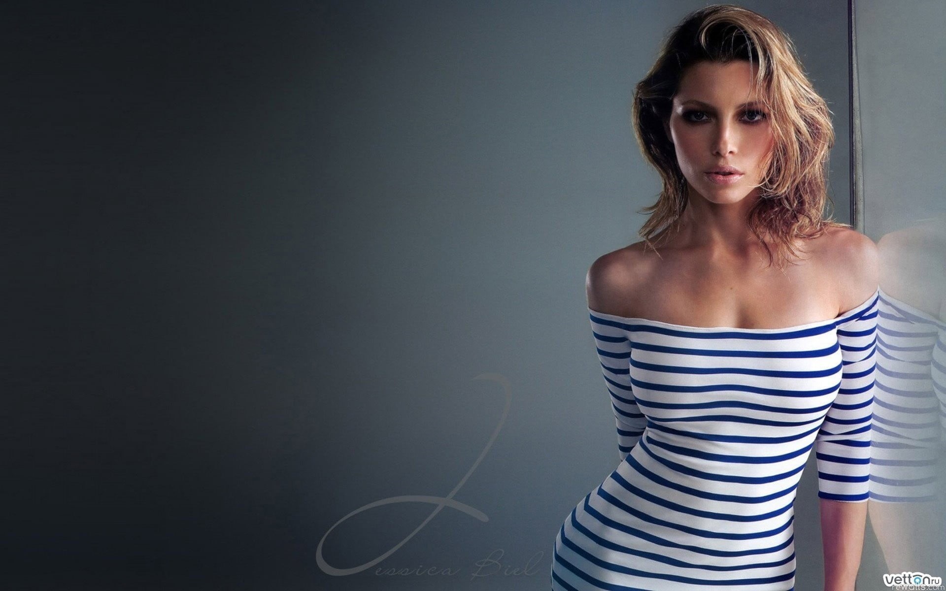 beautiful people, fashion, s, portrait, 1080P, beautiful woman, standing, one person, black, looking at camera, young women, young adult, Jessica Biel, HD Wallpaper
