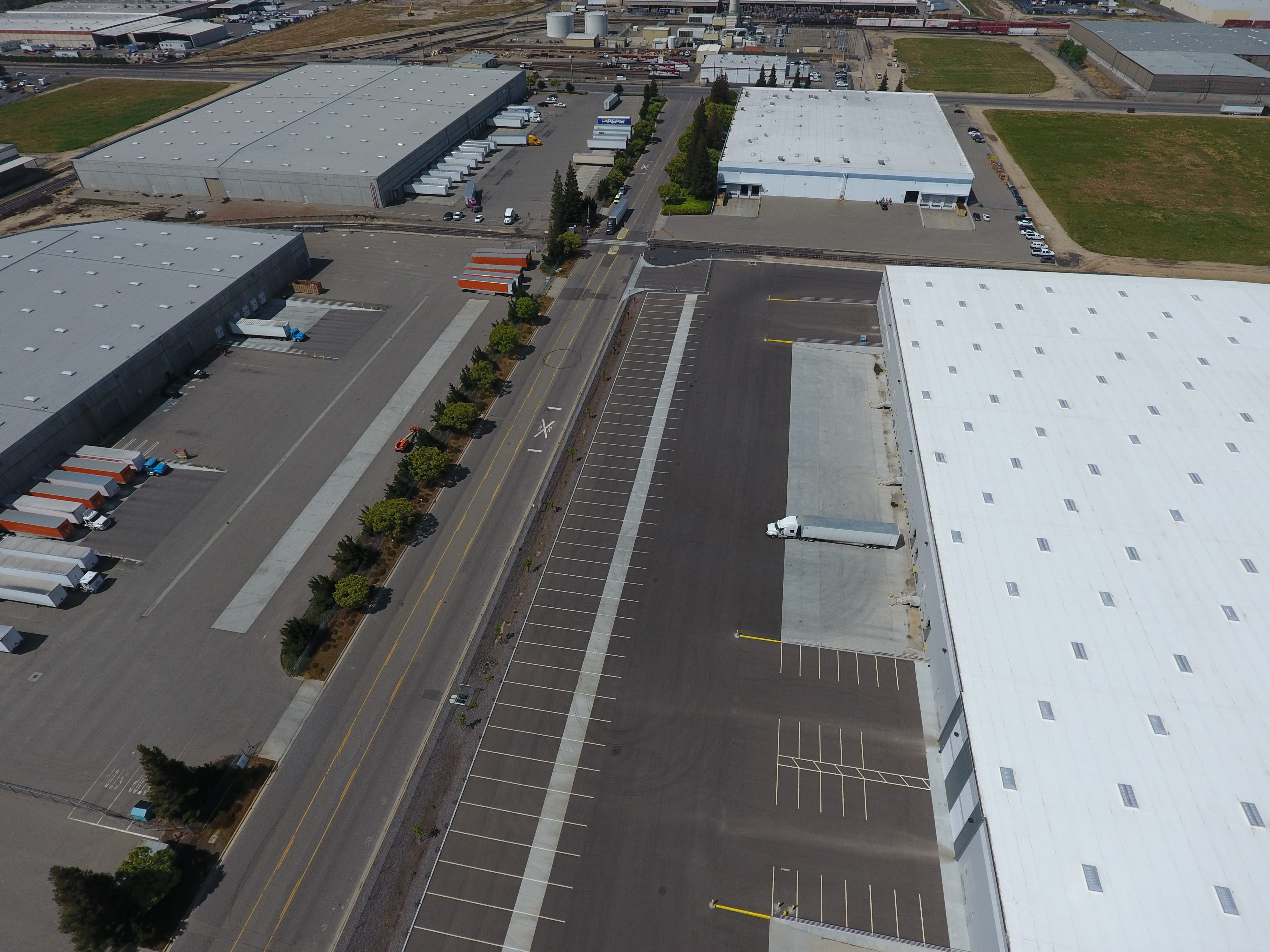 building exterior, high angle view, built structure, mode of transportation, shipping, street, oblique aerial photo, architecture, drone photo, aerial photo, HD Wallpaper