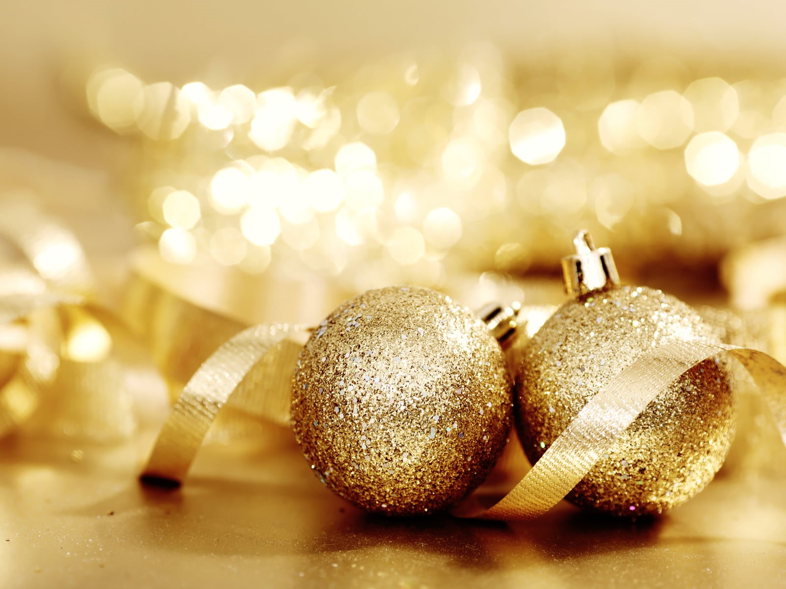 lights, two, Christmas, illuminated, brightly lit, indoors, christmas ornament, holiday, winter, decoration, gold colored, event, close-up, bright, holiday - event, HD Wallpaper