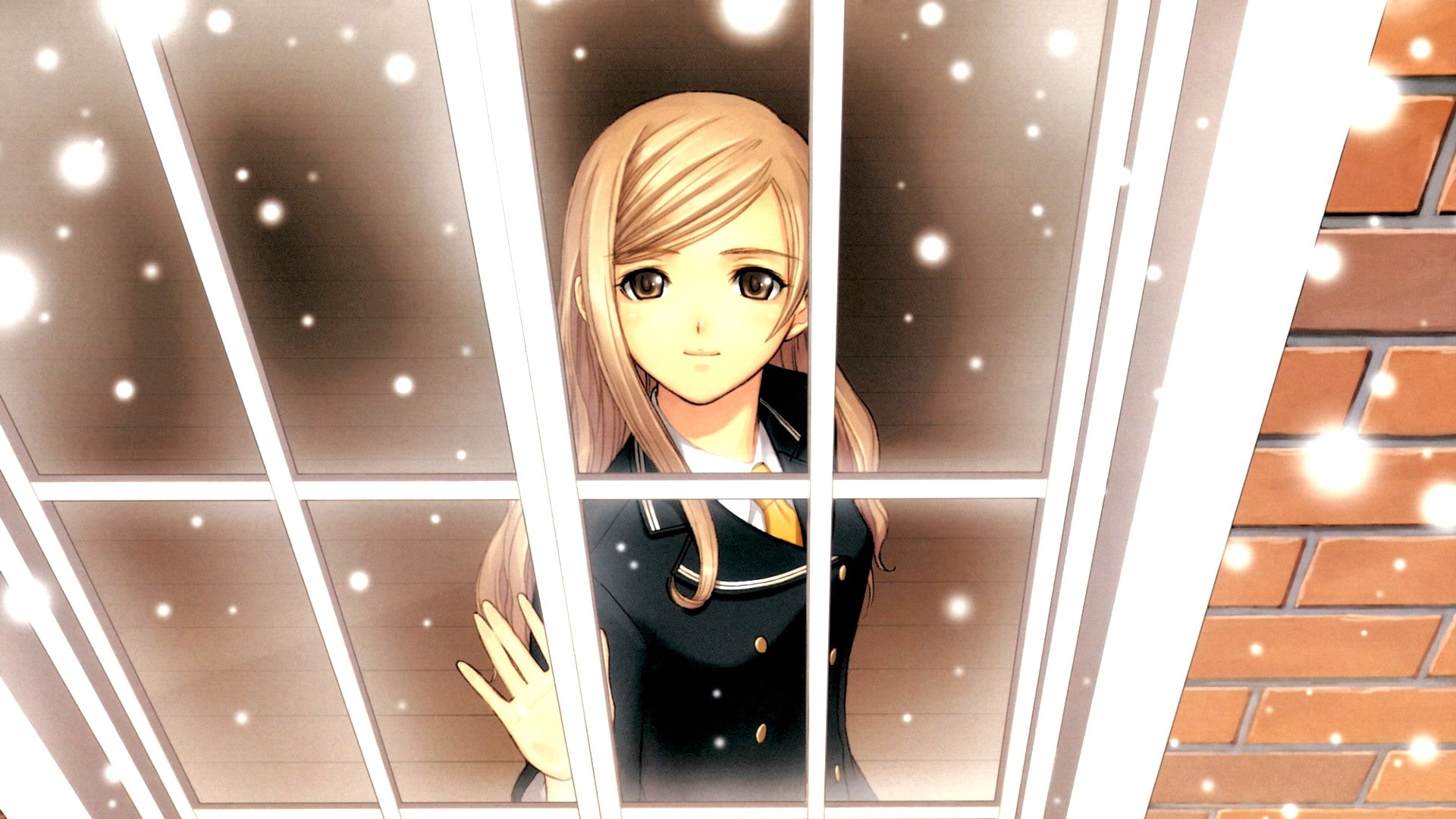Shining Wind, Tony Taka, human representation, indoors, illuminated, mirror, looking at camera, childhood, representation, one person, anime, real people, HD Wallpaper