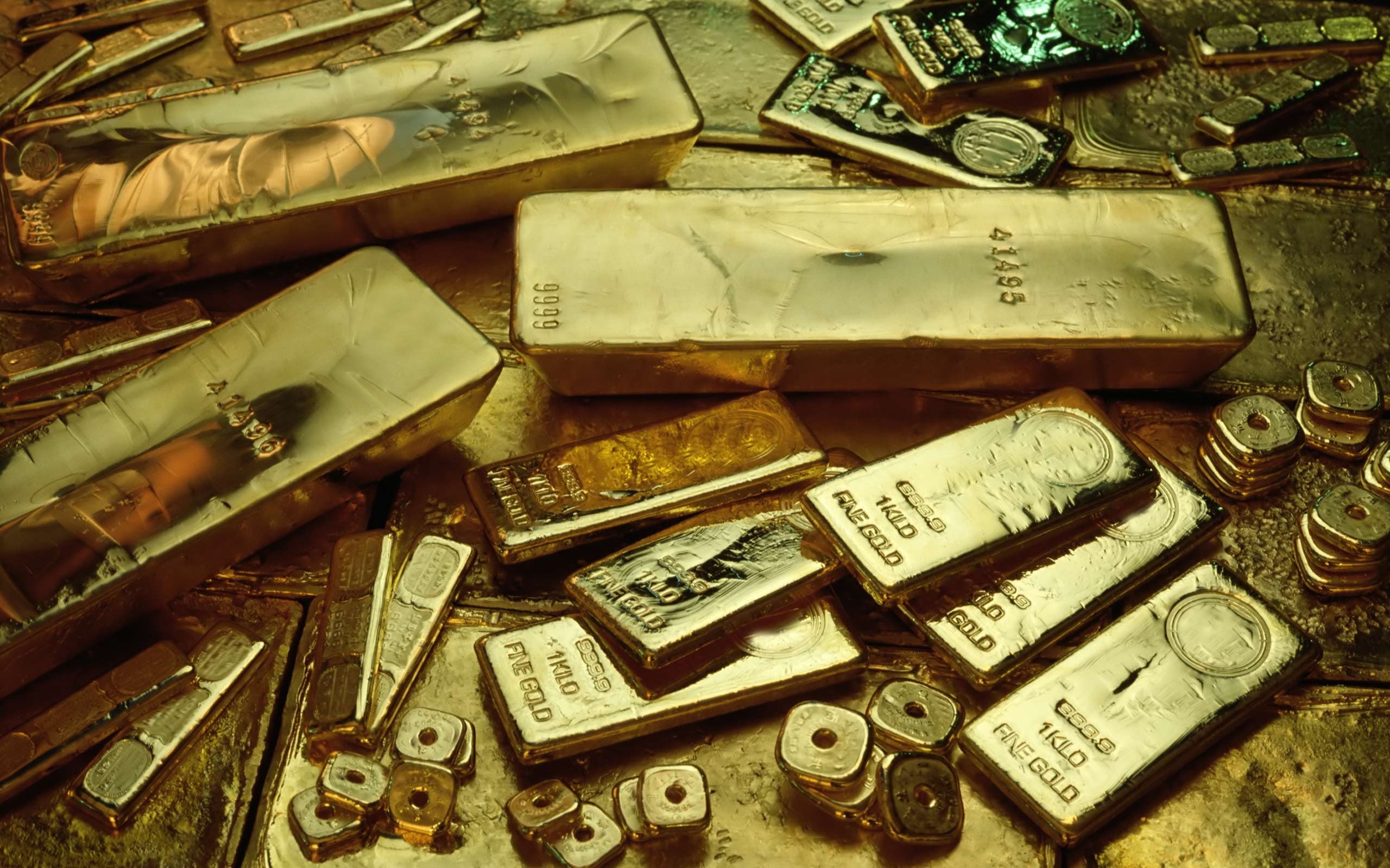 metal, gold, 2K, Gold Bar, HD Wallpaper