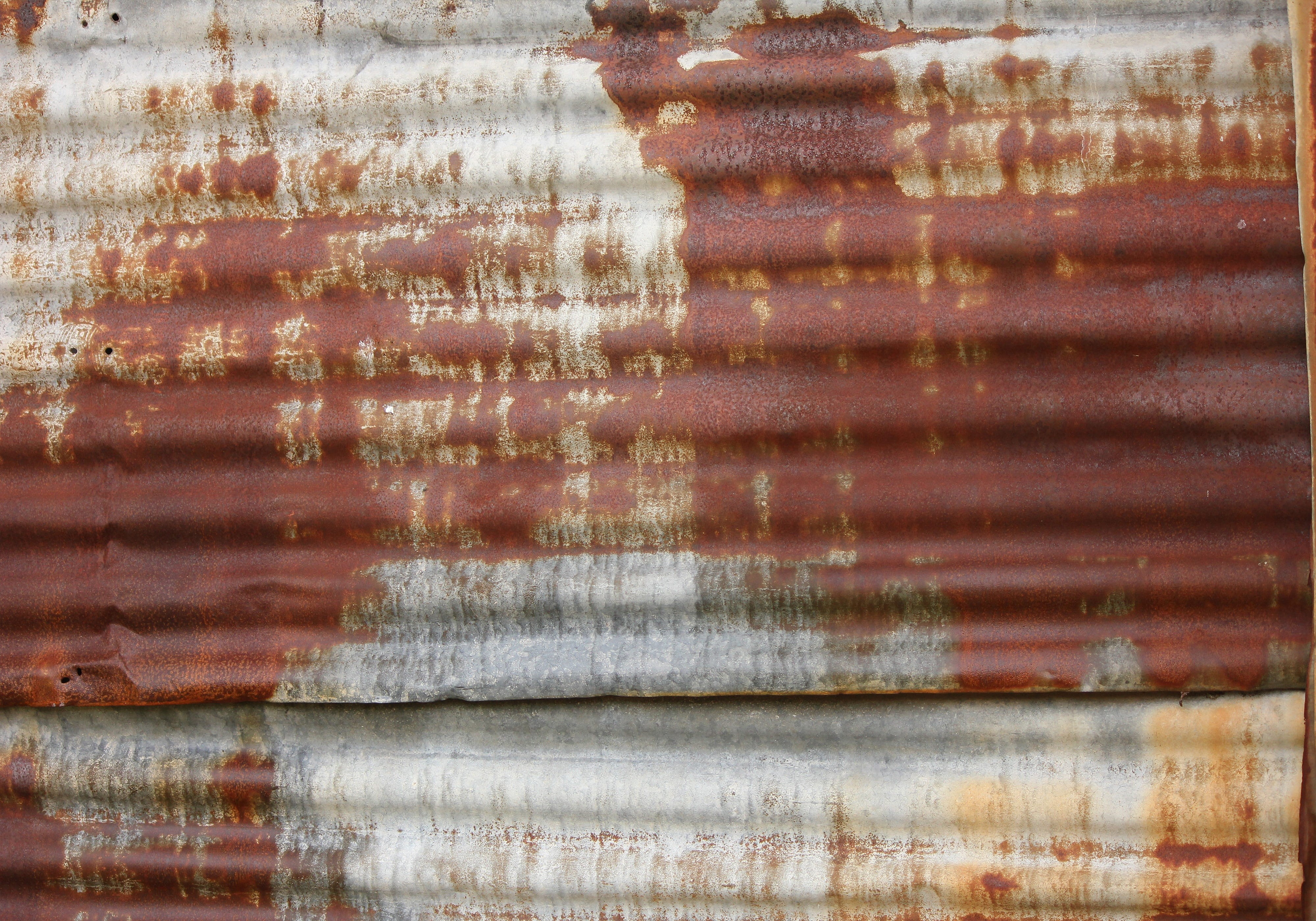 rusted, iron, backgrounds, corrugated, corrugated iron, rust, steel, pattern, weathered, surface, wood - material, stain, close-up, damaged, day, full frame, HD Wallpaper