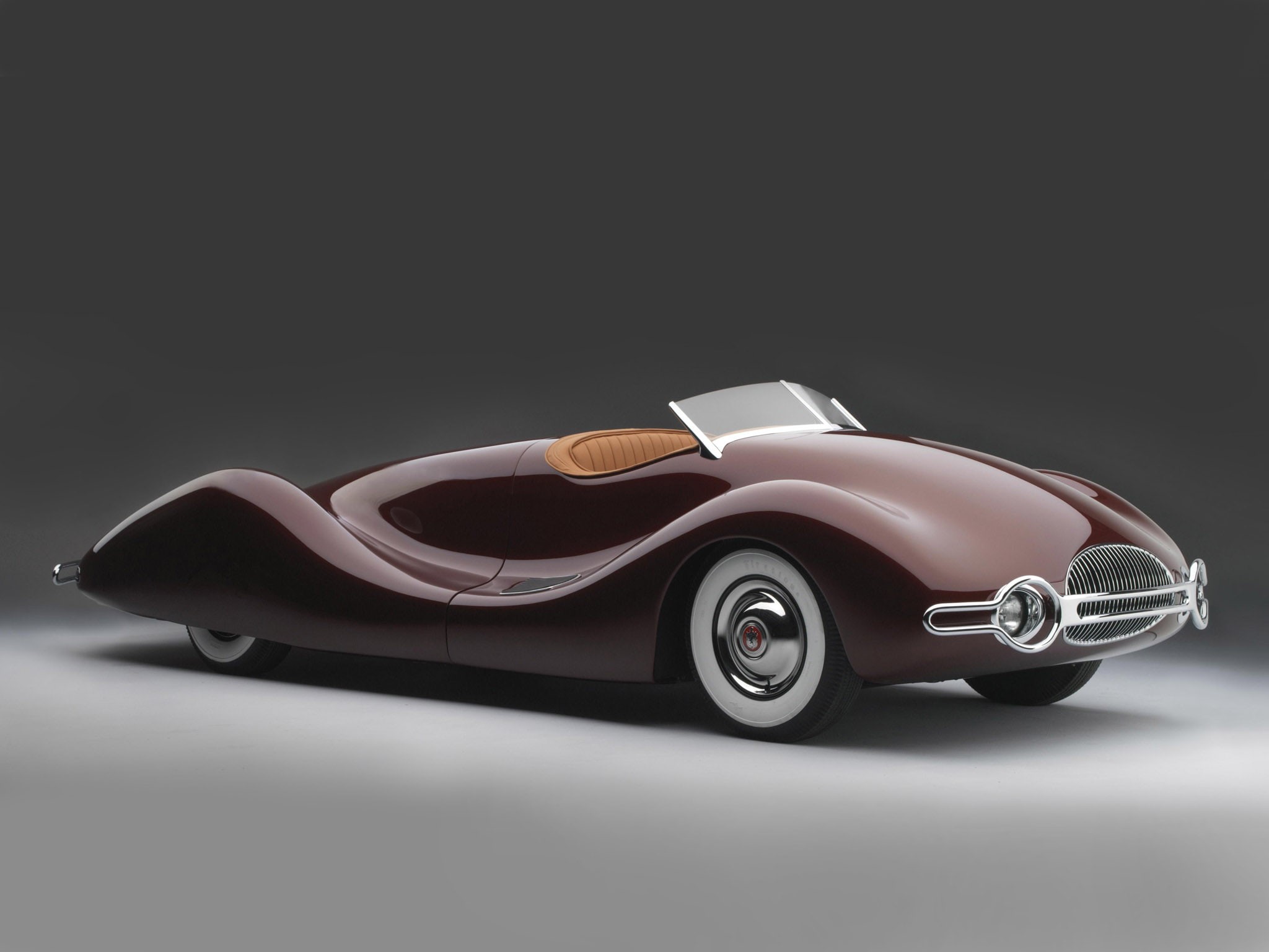 concept, supercar, 1080P, supercars, 1949, retro, custom, buick, streamliner, HD Wallpaper