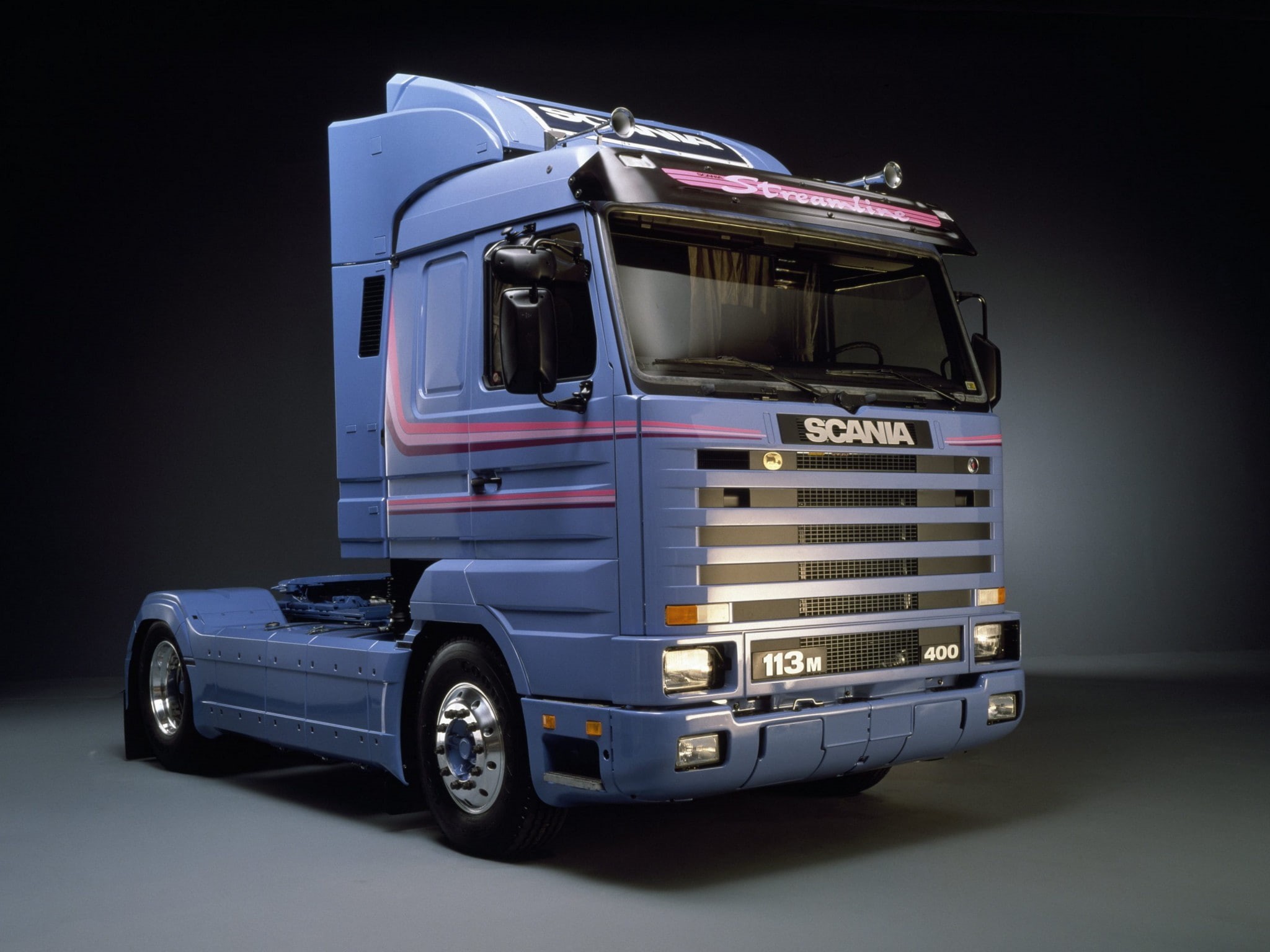 semi, tractor, scania, 4x2, 1080P, 1988, r113m, streamline, HD Wallpaper