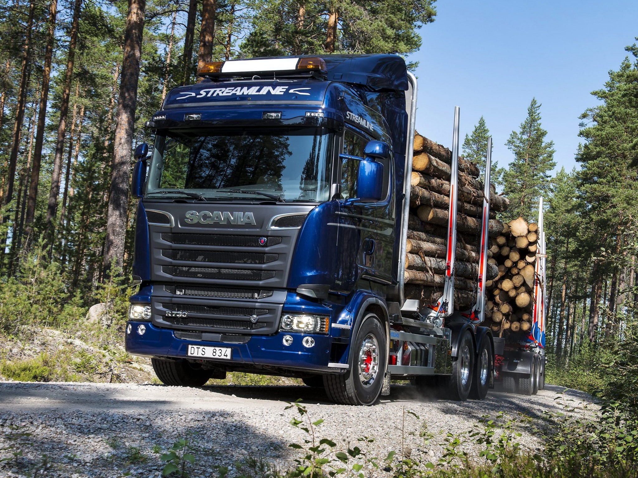streamline, 6x4, semi, timbertruck, scania, tractor, 2014, r730, 1080P, HD Wallpaper