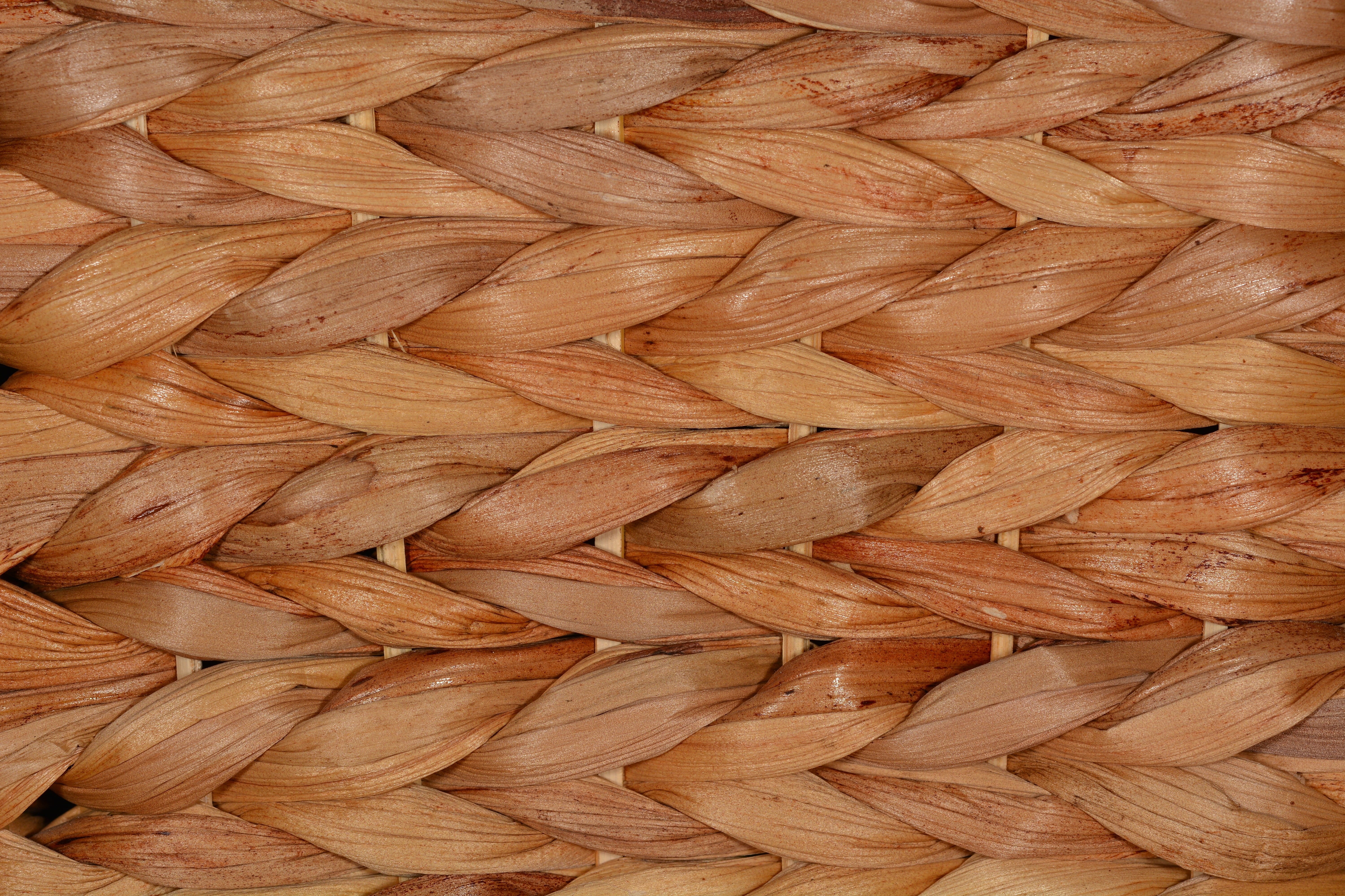 high angle view, braided hair, background, Natural Material, 5K, intertwined, no people, backgrounds, Basket, wood - material, texture, wicker, brown, HD Wallpaper