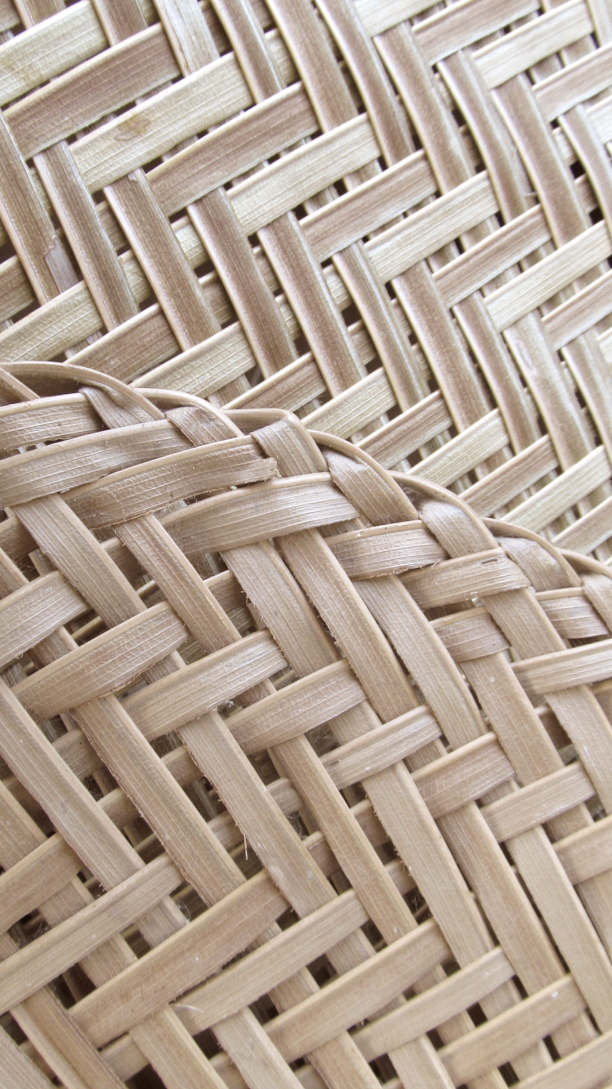 container, intertwined, seat, backgrounds, close-up, handicraft, weave, wicker, craft, bamboo - material, woven basket, art and craft, no people, 2K, creativity, Phone HD Wallpaper
