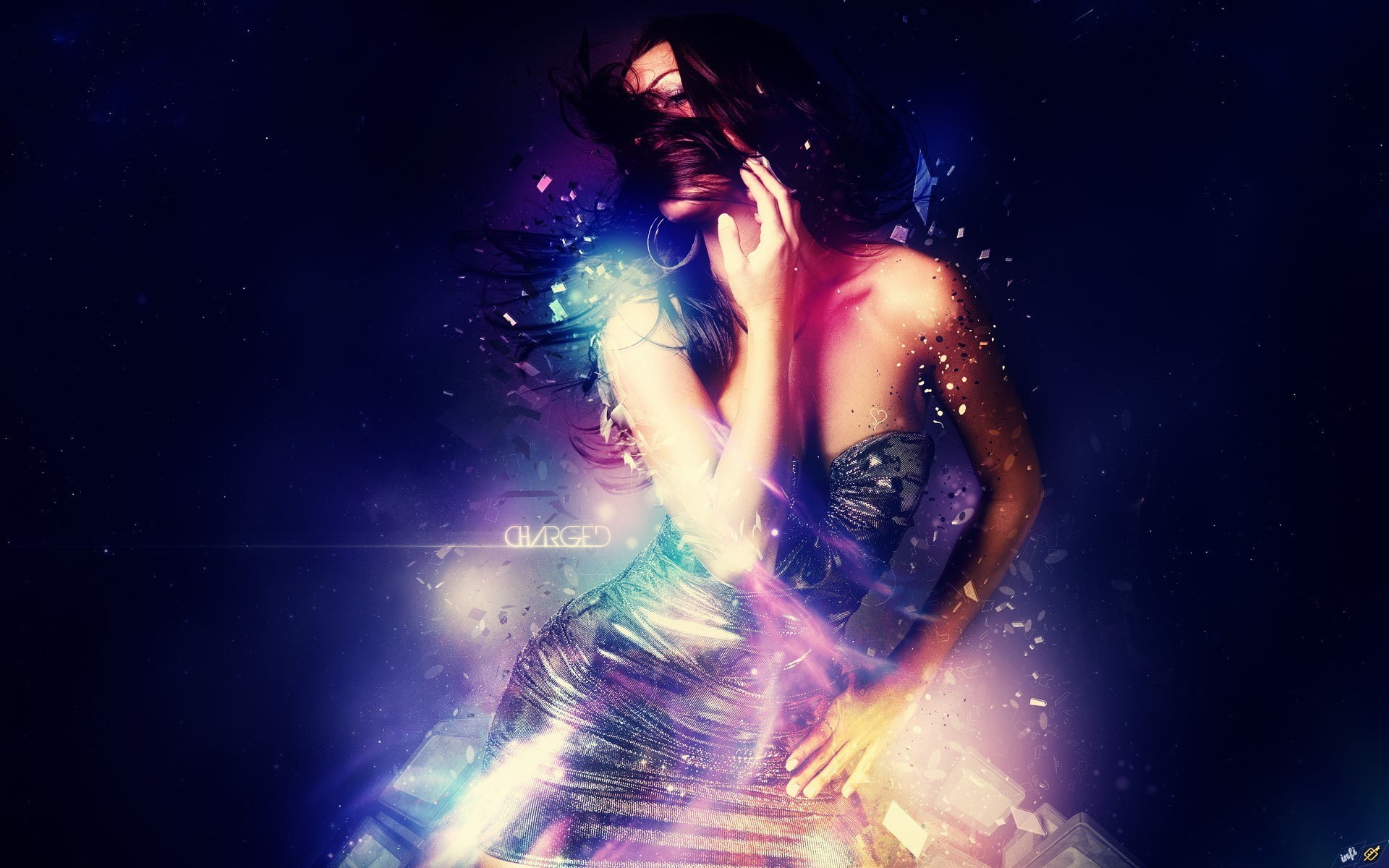 dancer, digital art, dancing, 1080P, women, HD Wallpaper