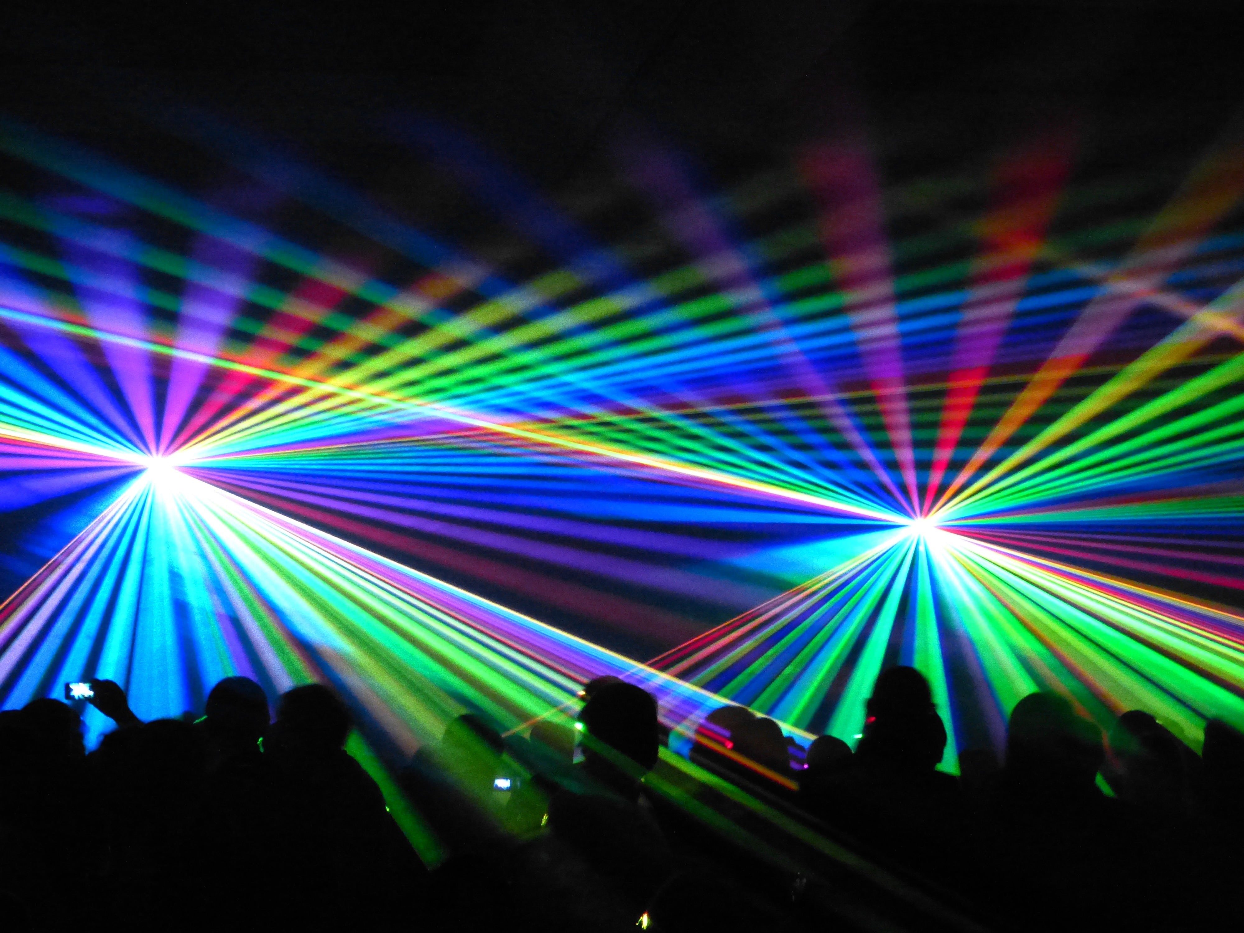 color, lighting equipment, celebrate, party - social event, 4K, enjoyment, arts culture and entertainment, dancing, nightlife, music, light, strobe, abstract, HD Wallpaper