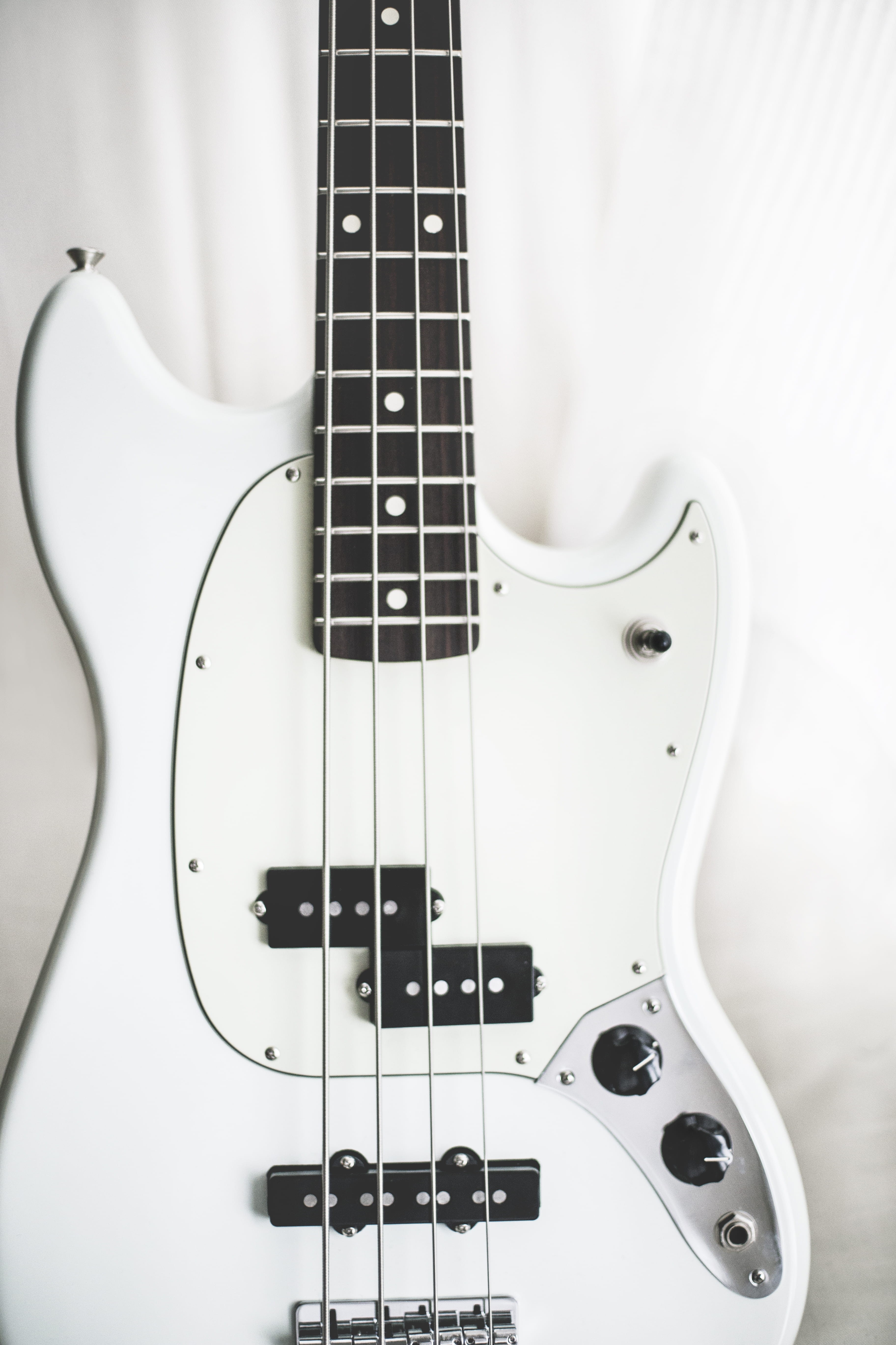 arts And Entertainment, musical equipment, still life, string Instrument, white color, 5K, music, white, pickup, no people, rock Music, acoustic guitar, Phone HD Wallpaper