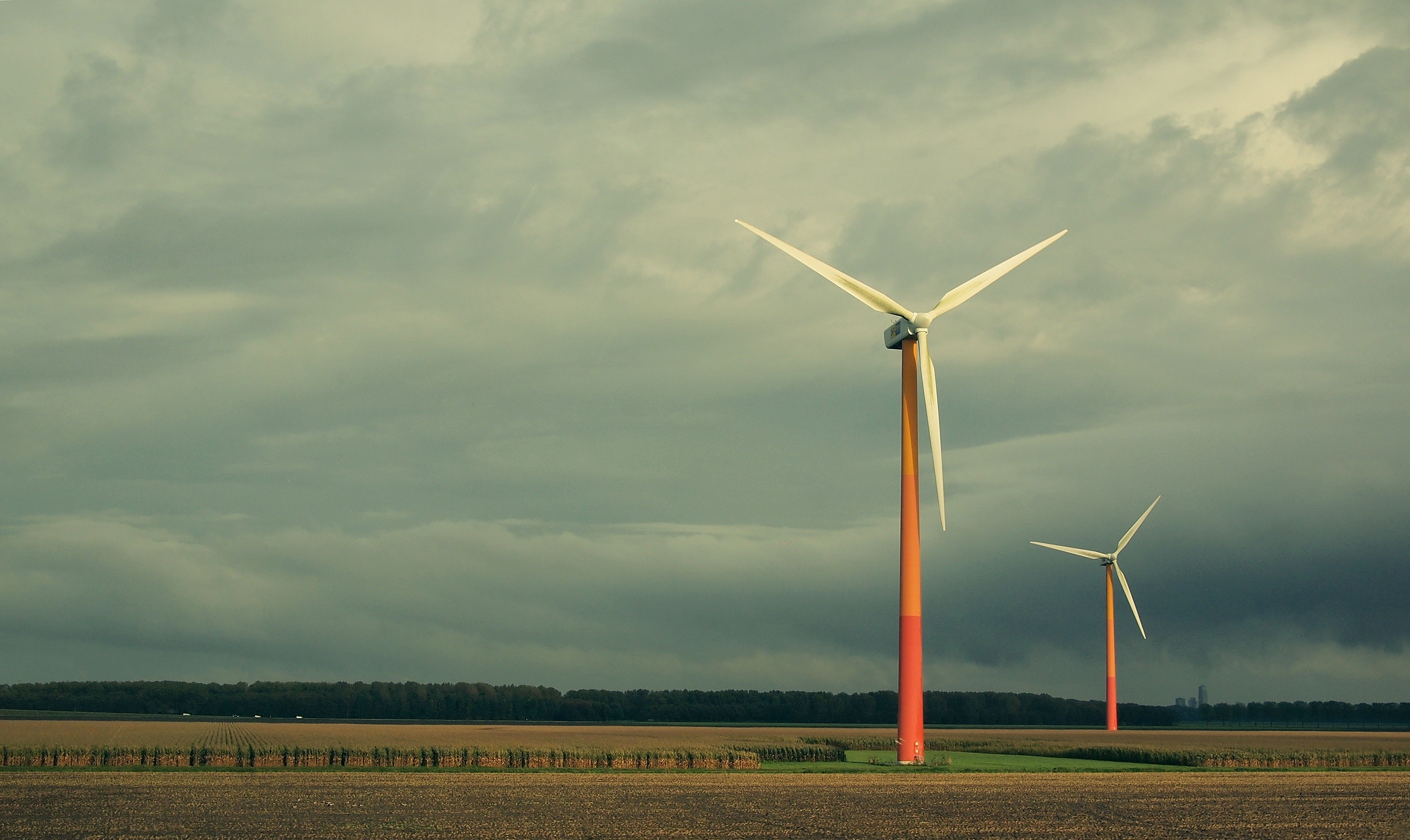 cloud, cloud - sky, rainy, turbines, rural scene, scene, fuel and Power Generation, season, power in nature, sky, photography, beauty in nature, nature, HD Wallpaper