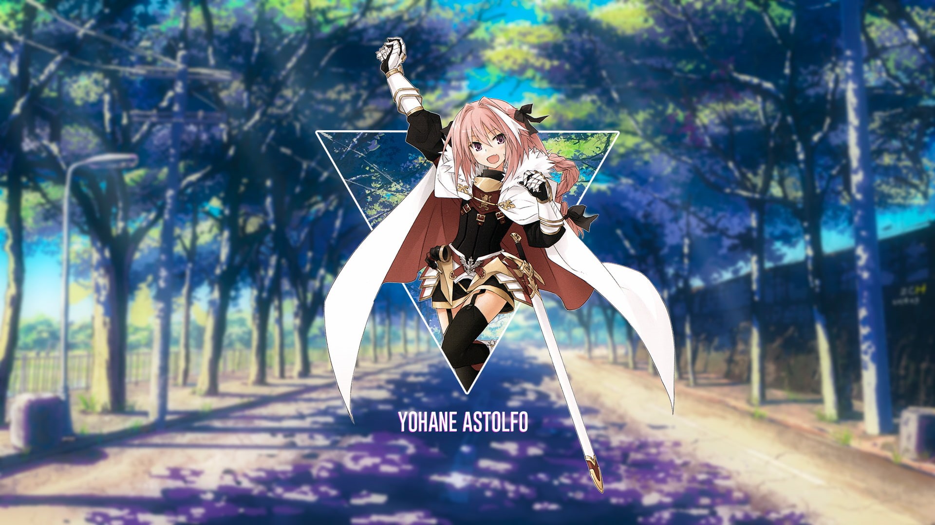 Rider of Black (Fate/Apocrypha), 1080P, Fate Series, anime, Astolfo (Fate/Apocrypha), anime girls, traps, picture-in-picture, Fate/Apocrypha, HD Wallpaper
