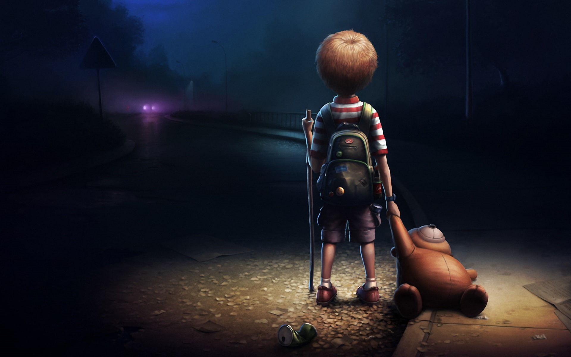 1080P, loneliness, HD Wallpaper