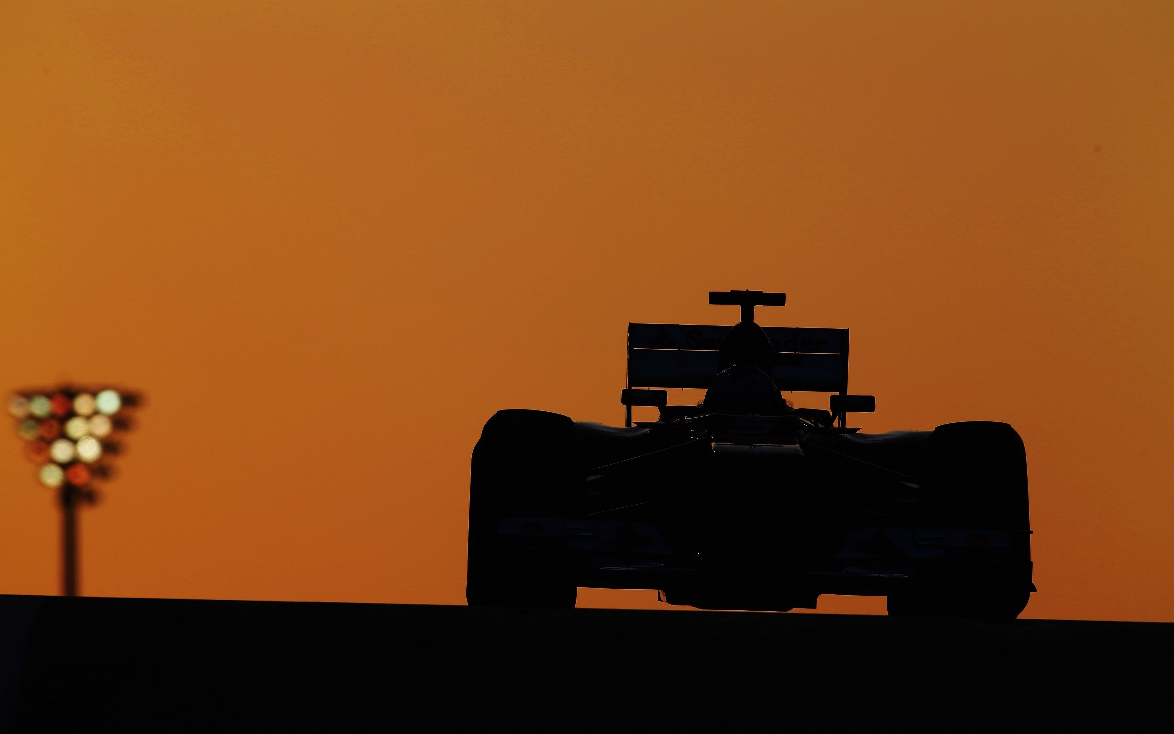 machinery, dusk, built structure, 4K, architecture, orange background, photography, single object, Kimi Raikkonen, transportation, studio shot, technology, HD Wallpaper
