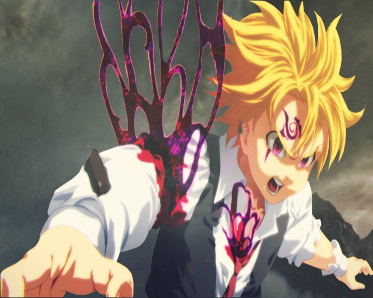 costume, men, creativity, lifestyles, flower, day, women, illustration, nature, adult, plant, two people, taizai, representation, people, meliodas, the seven deadly sins, HD Wallpaper