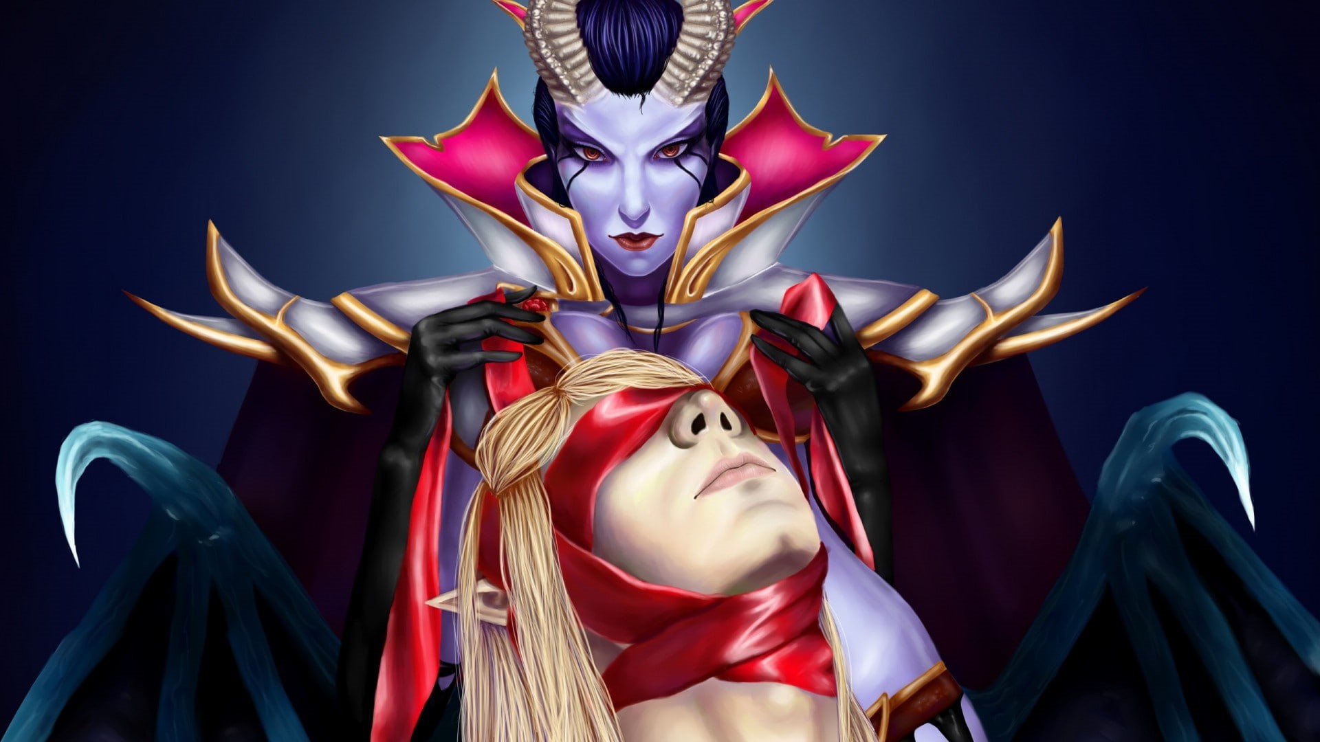Invoker, Defense of the Ancients, Dota 2, Steam (software), 1080P, Dota, Queen of Pain, HD Wallpaper