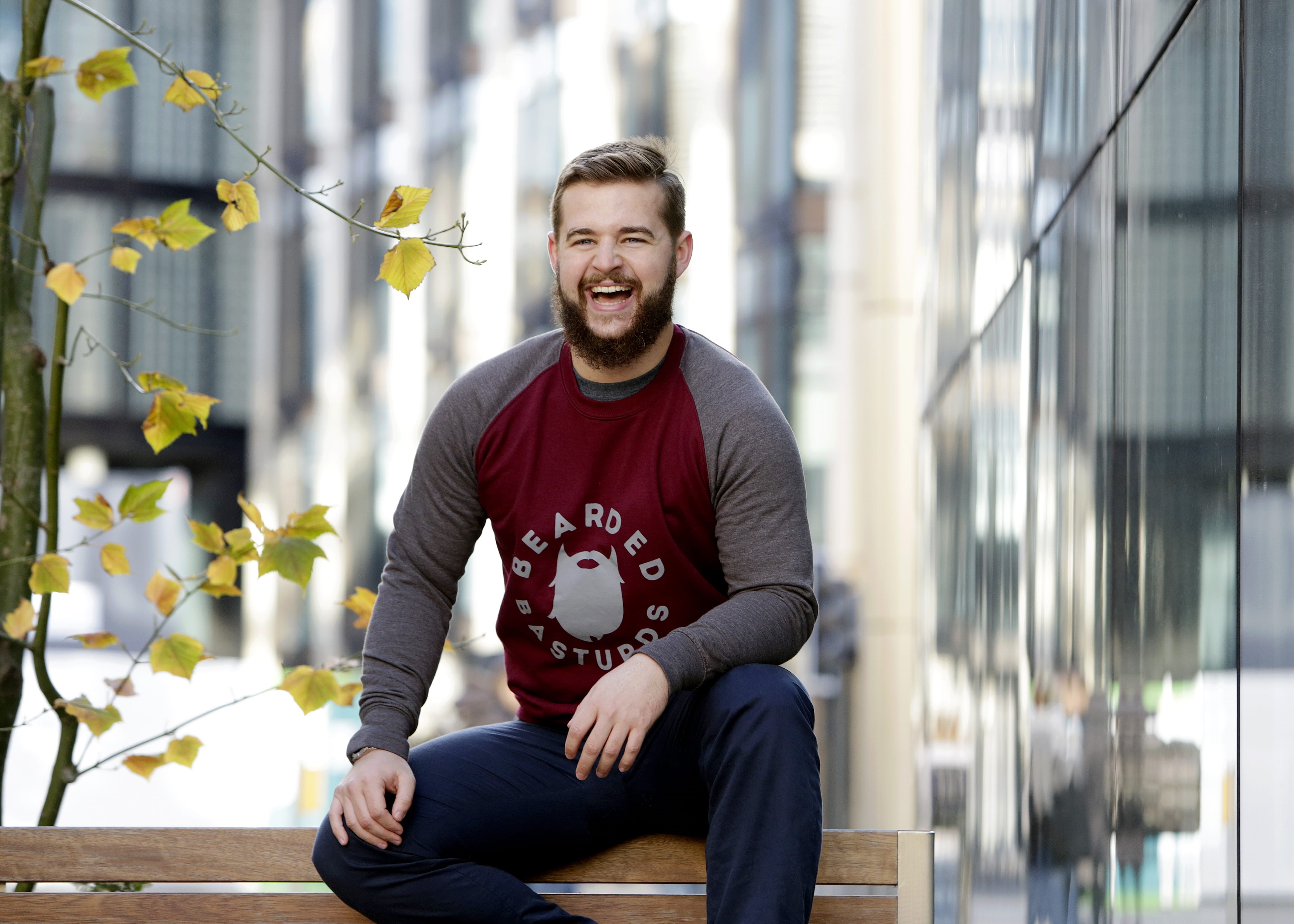 young men, outfit, street, emotion, front view, leisure activity, person, facial expression, casual clothing, male model, 4K, three quarter length, handsome, HD Wallpaper