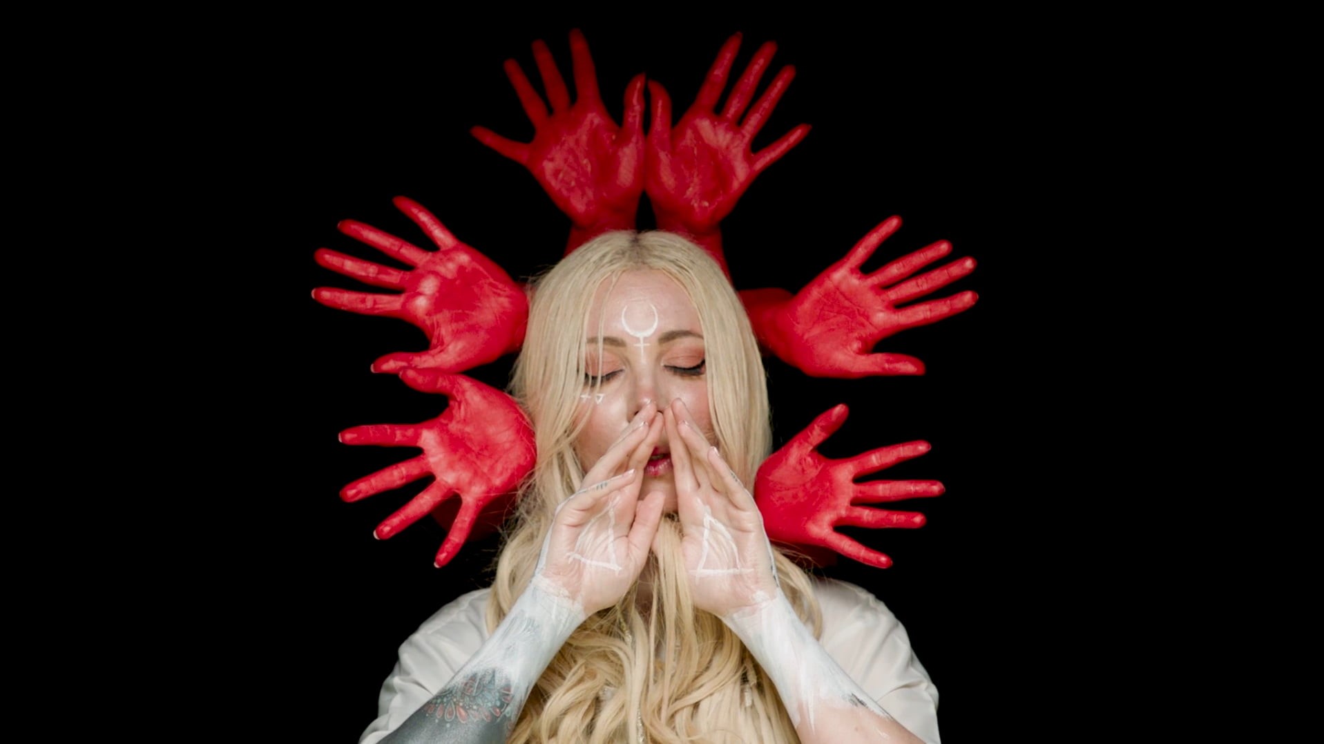Maria Brink, hands, In This Moment (Band), 720P, HD Wallpaper
