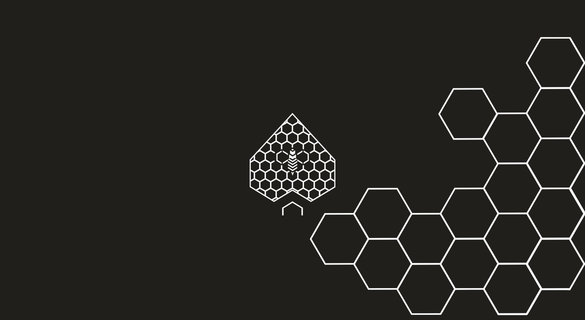 indoors, metal, hexagon, cut out, Poker, shape, nature, studio shot, black background, geometric shape, white color, no people, 1080P, technology, bees, HD Wallpaper