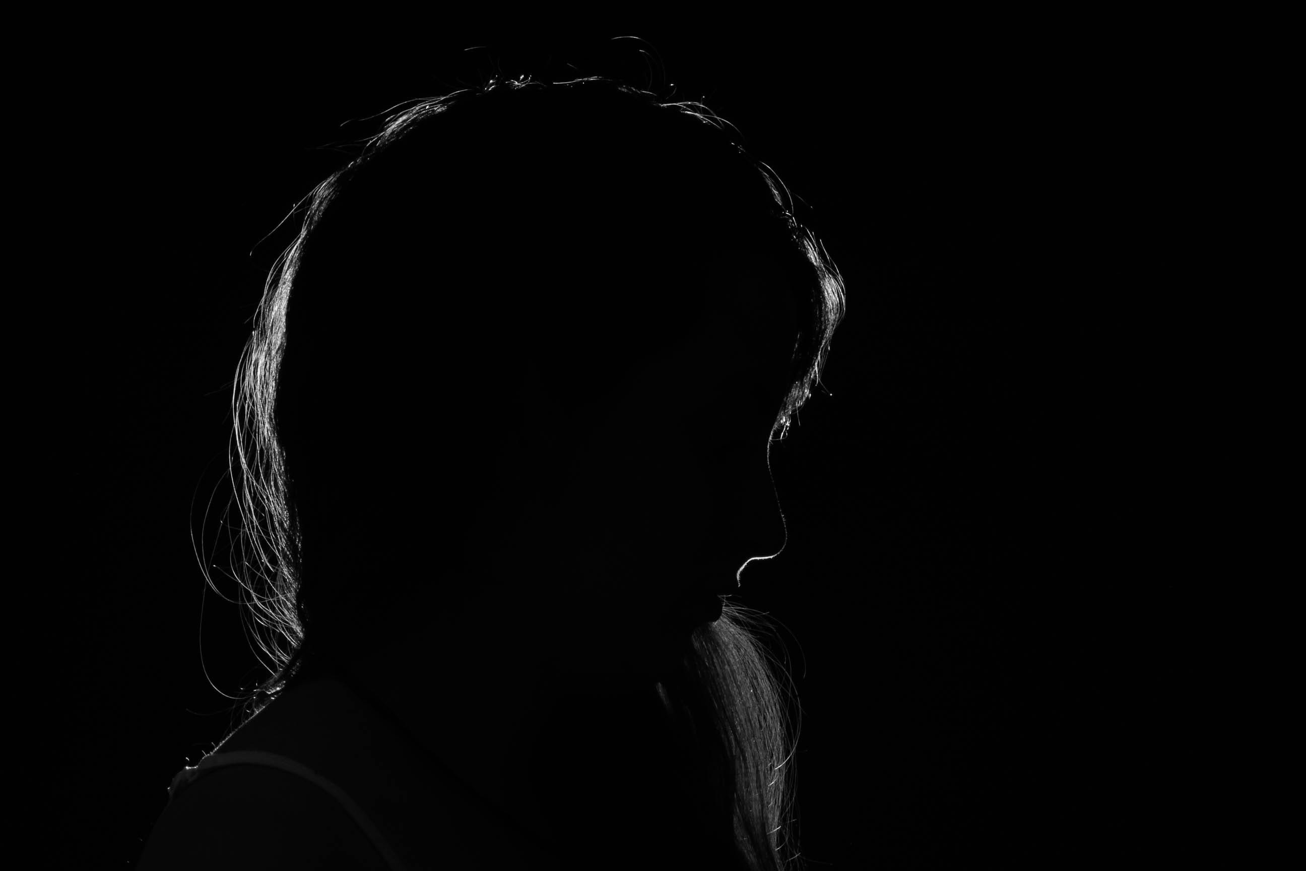 hiding, backlight, dark, hidding, finding, hidden bike, looking, teenager, faceless, identity, woman, copy space, hairstyle, headshot, 2K, women, real people, HD Wallpaper