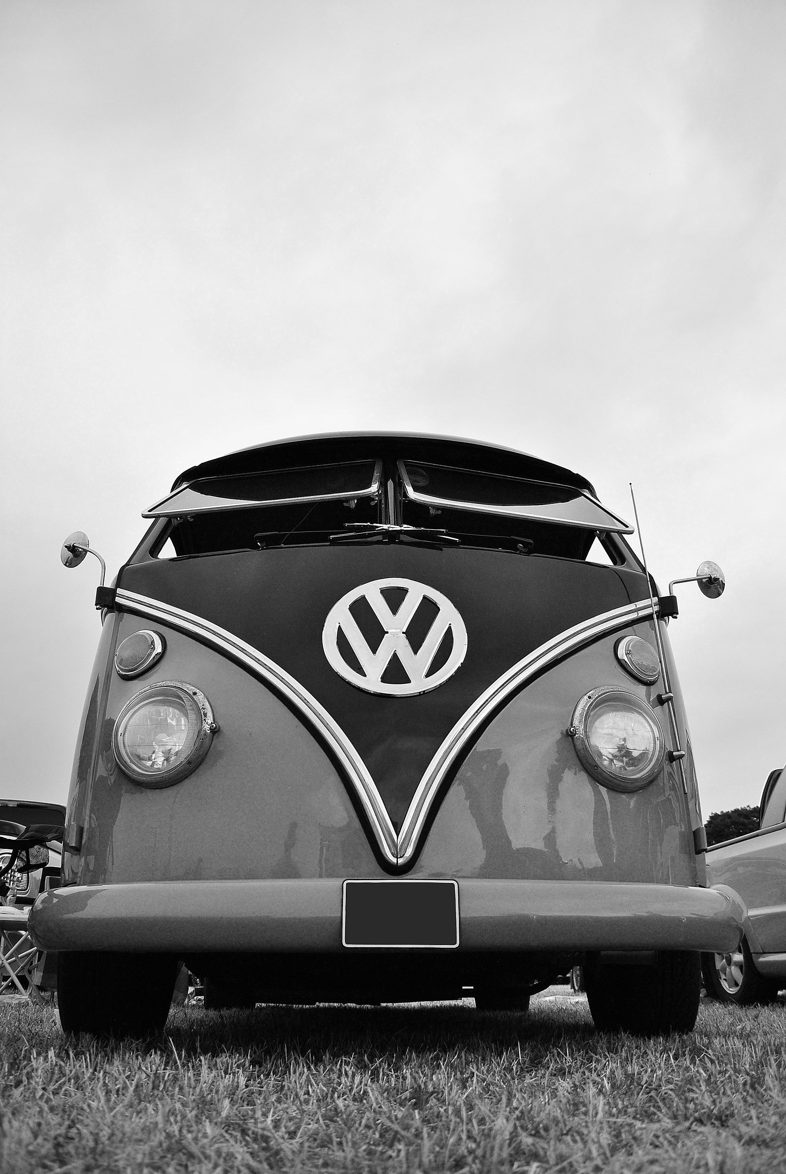 old-fashioned, vintage car, copy space, classic, bus, seventies, transportation, trip, mode of transportation, sixties, motor vehicle, photography, land, Phone HD Wallpaper
