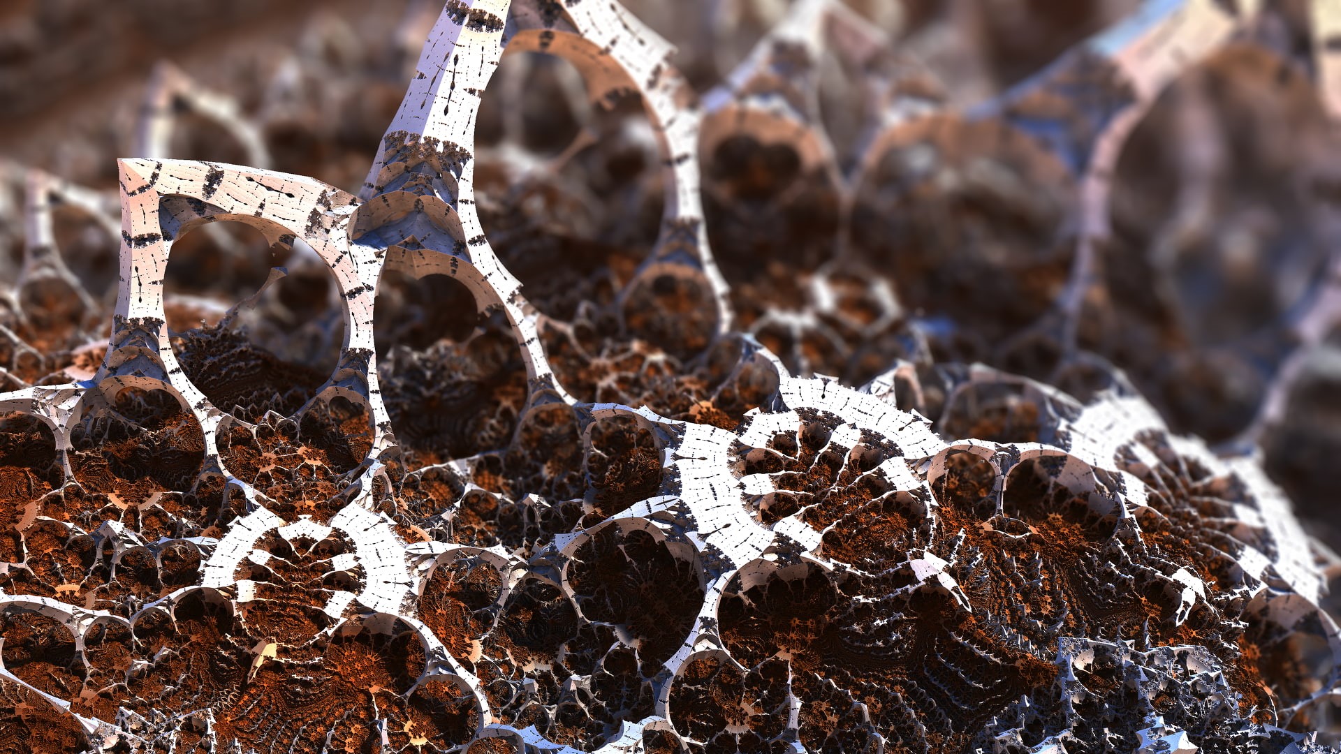 1080P, 3D fractal, abstract, fractal, HD Wallpaper