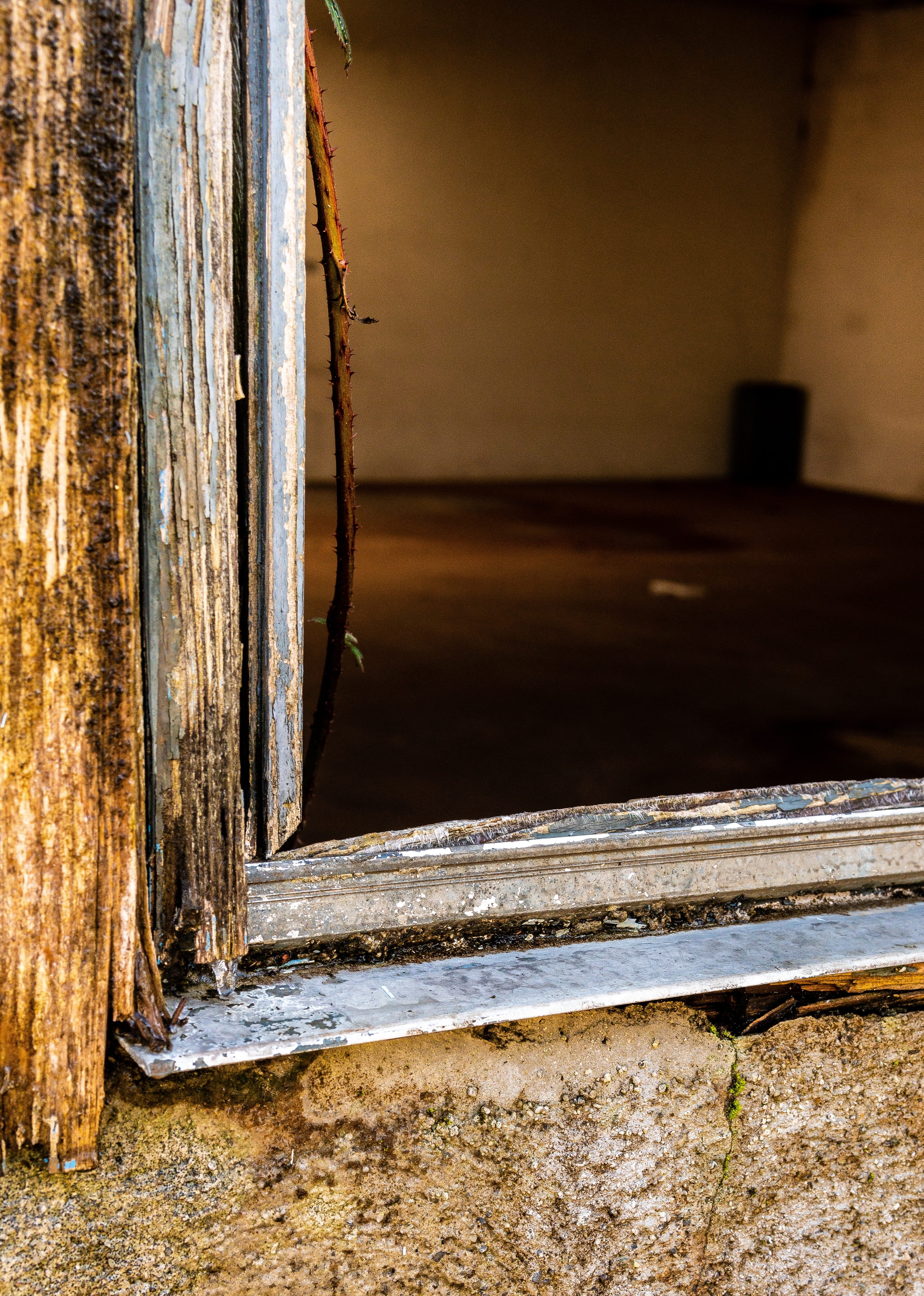 break up, wheel, hole, old, ruin, wall - building feature, close-up, focus on foreground, building, window, wood - material, lost places, water, damage, Phone HD Wallpaper