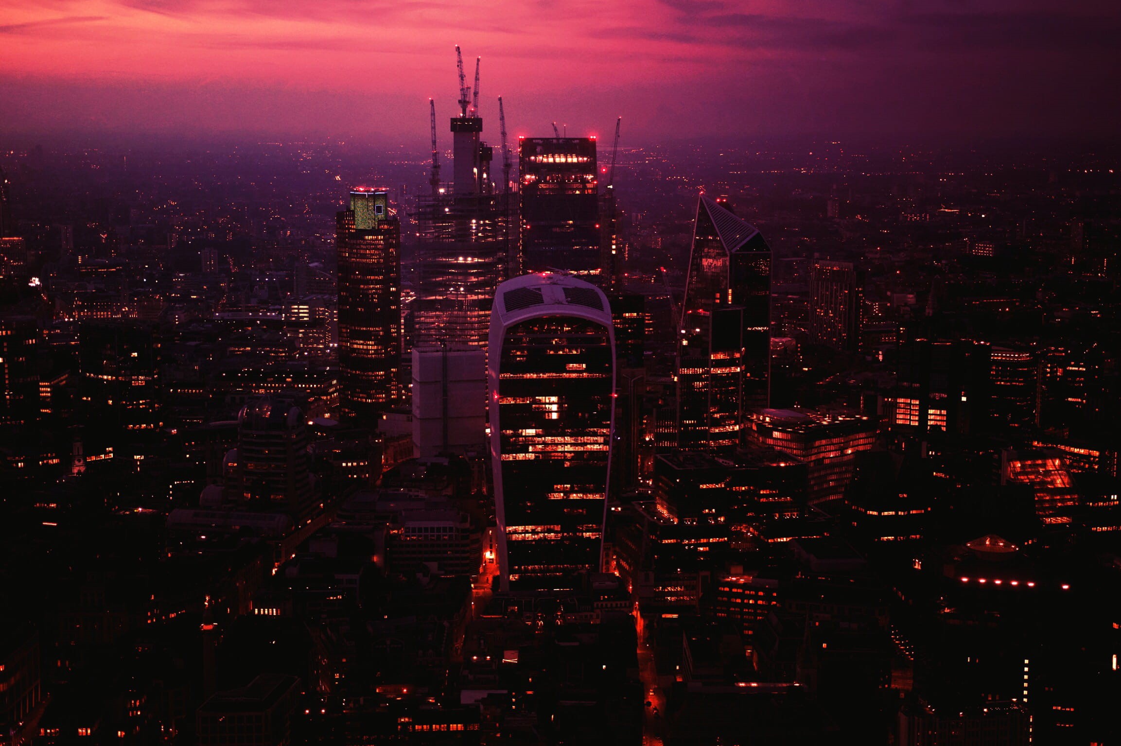 nature, night, building exterior, evening, tall - high, spire, built structure, sunrise, high angle view, urban, skyline, skyscraper, photo, nightlife, HD Wallpaper