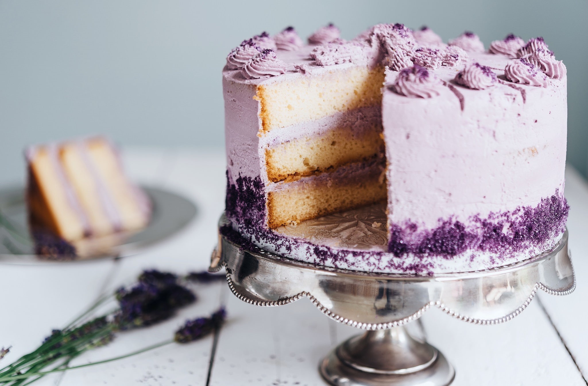 1080P, food, cake, sweets, violet, HD Wallpaper