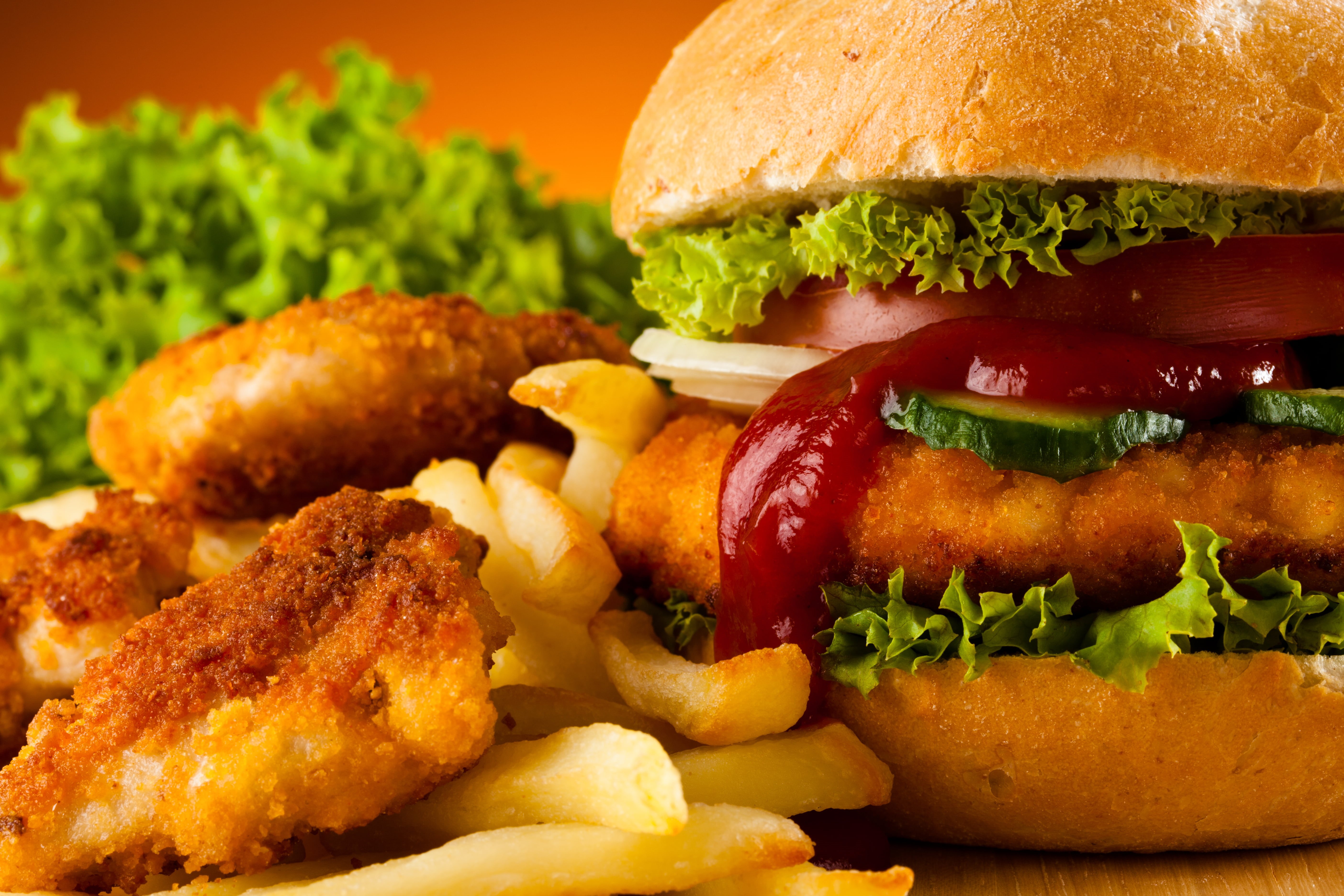 Chicken Nuggets, cheeseburger, no People, meal, grilled, chicken Meat, potato, beef, hamburger, vegetable, pub food, meat, savory sauce, unhealthy Eating, HD Wallpaper