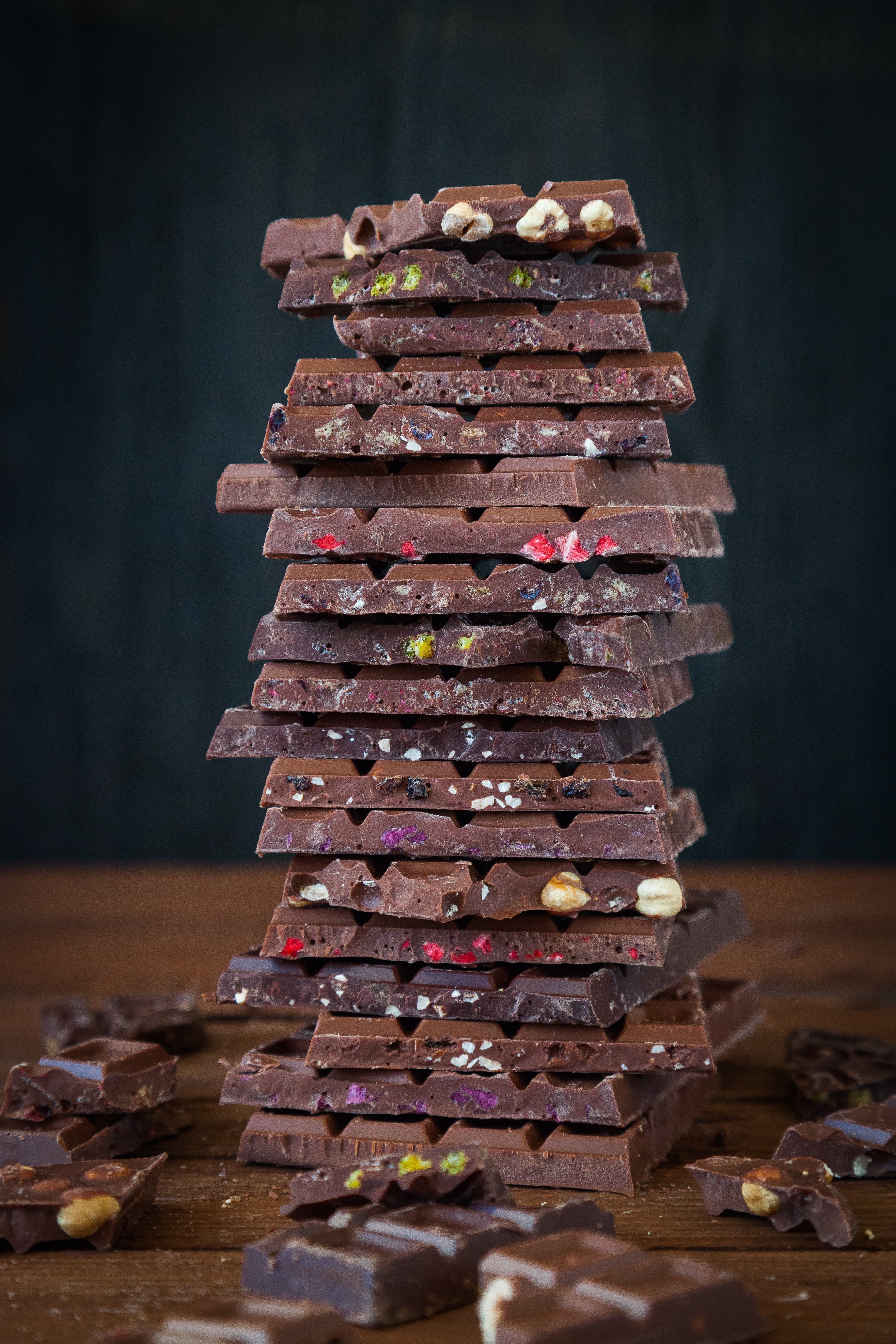 sweet food, nutrition, temptation, indoors, products, layered, pile, christmas, large group of objects, no people, food and drink, still life, chocolate candy, Phone HD Wallpaper