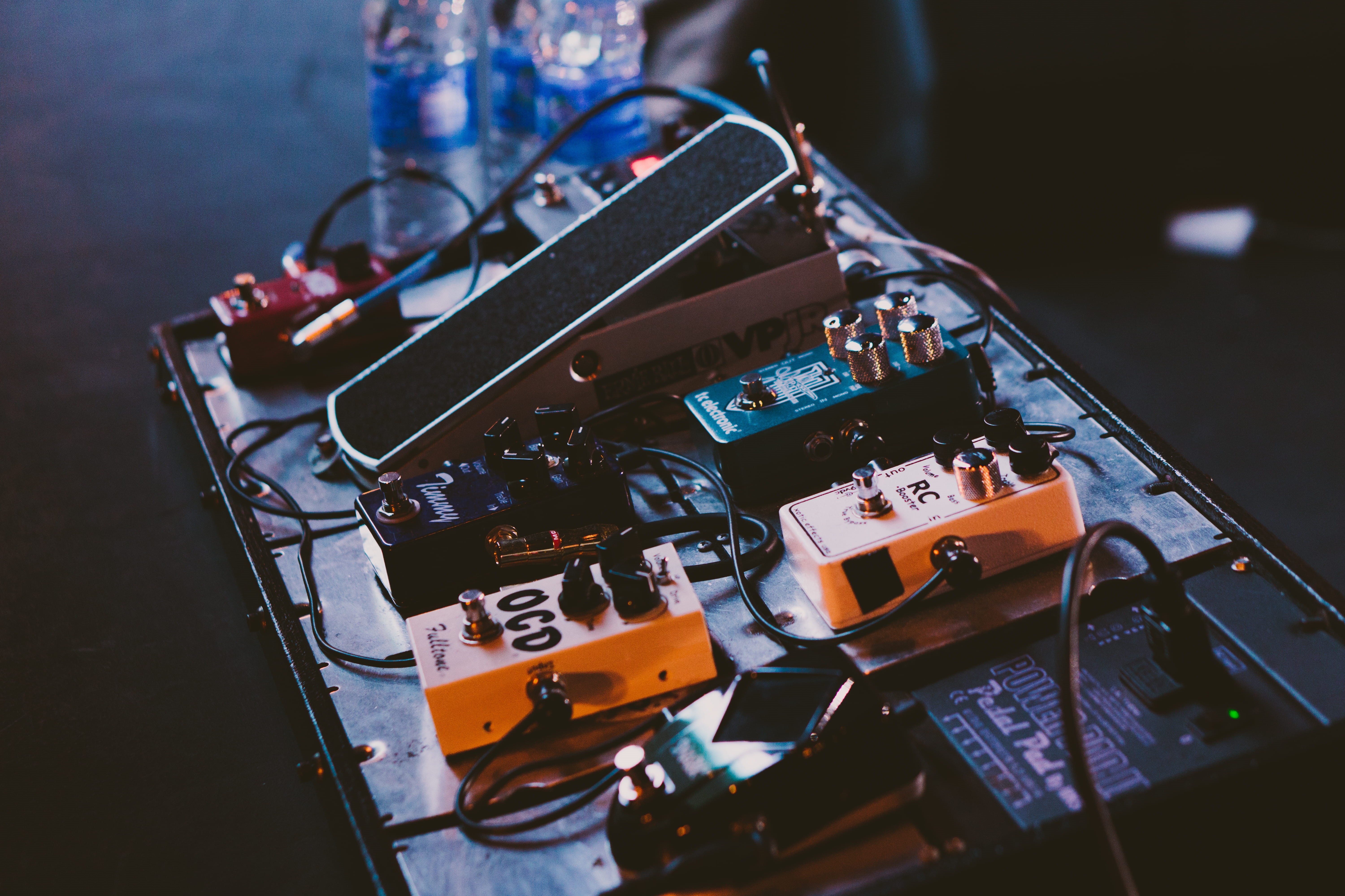 sound recording equipment, high angle view, camera - photographic equipment, arts culture and entertainment, focus on foreground, bass, guitar, rancho cucamonga, HD Wallpaper