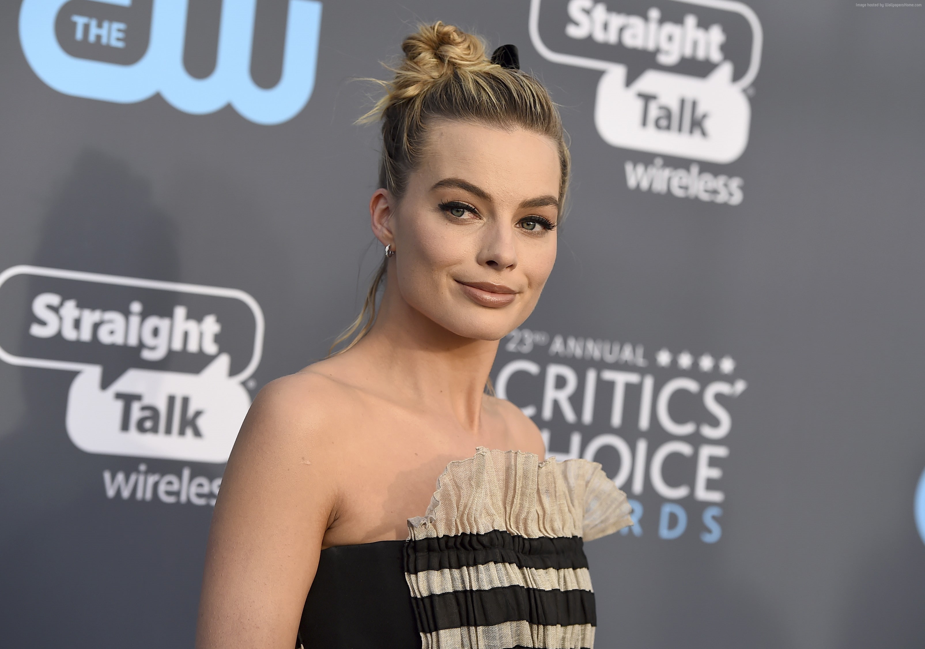 Margot Robbie, 2K, Critics Choice Awards 2018, photo, 4k, HD Wallpaper