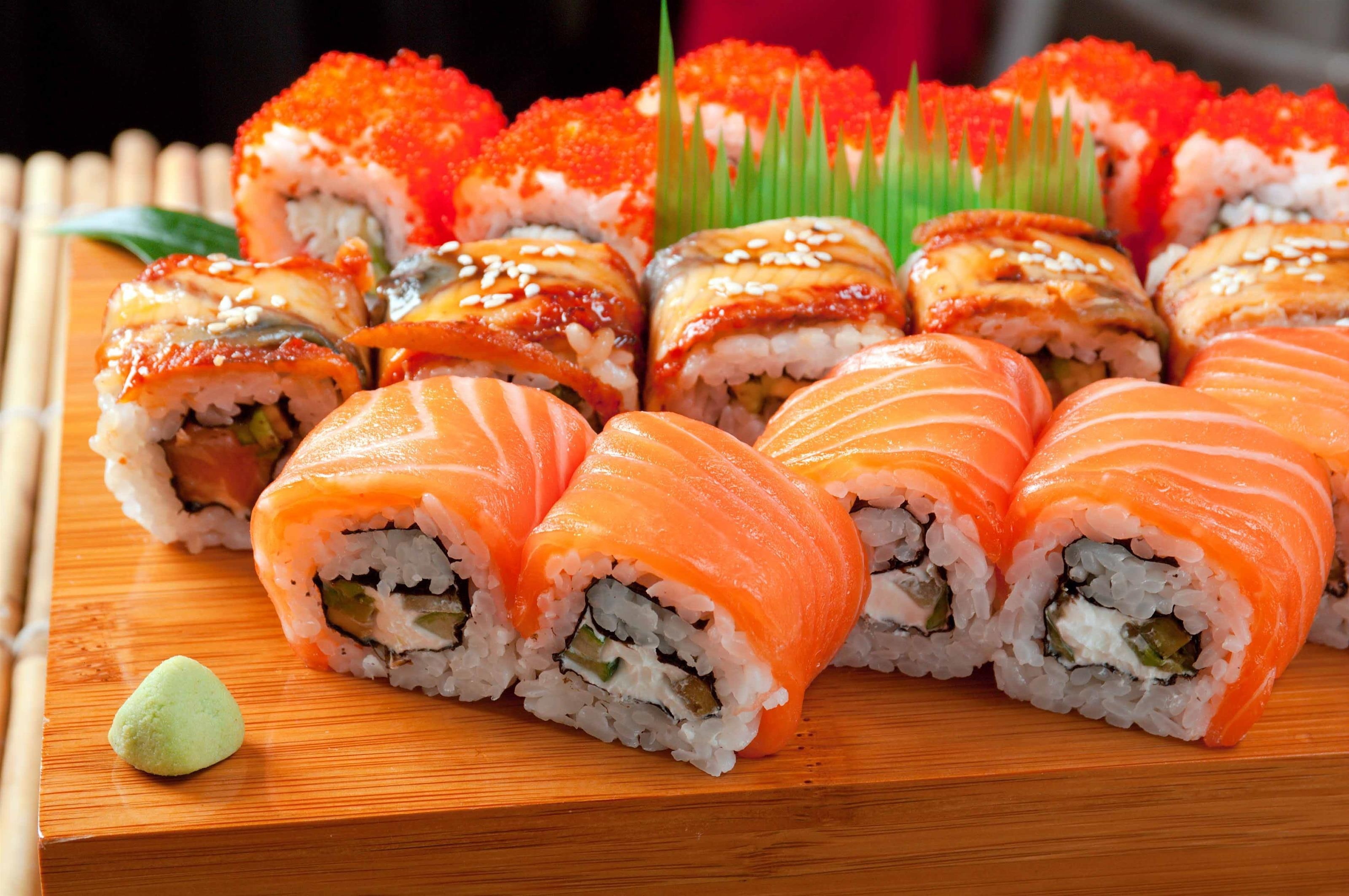 japan, fish, seafood, food, oriental, asian, meal, still, 2K, sushi, meat, japanese, life, HD Wallpaper