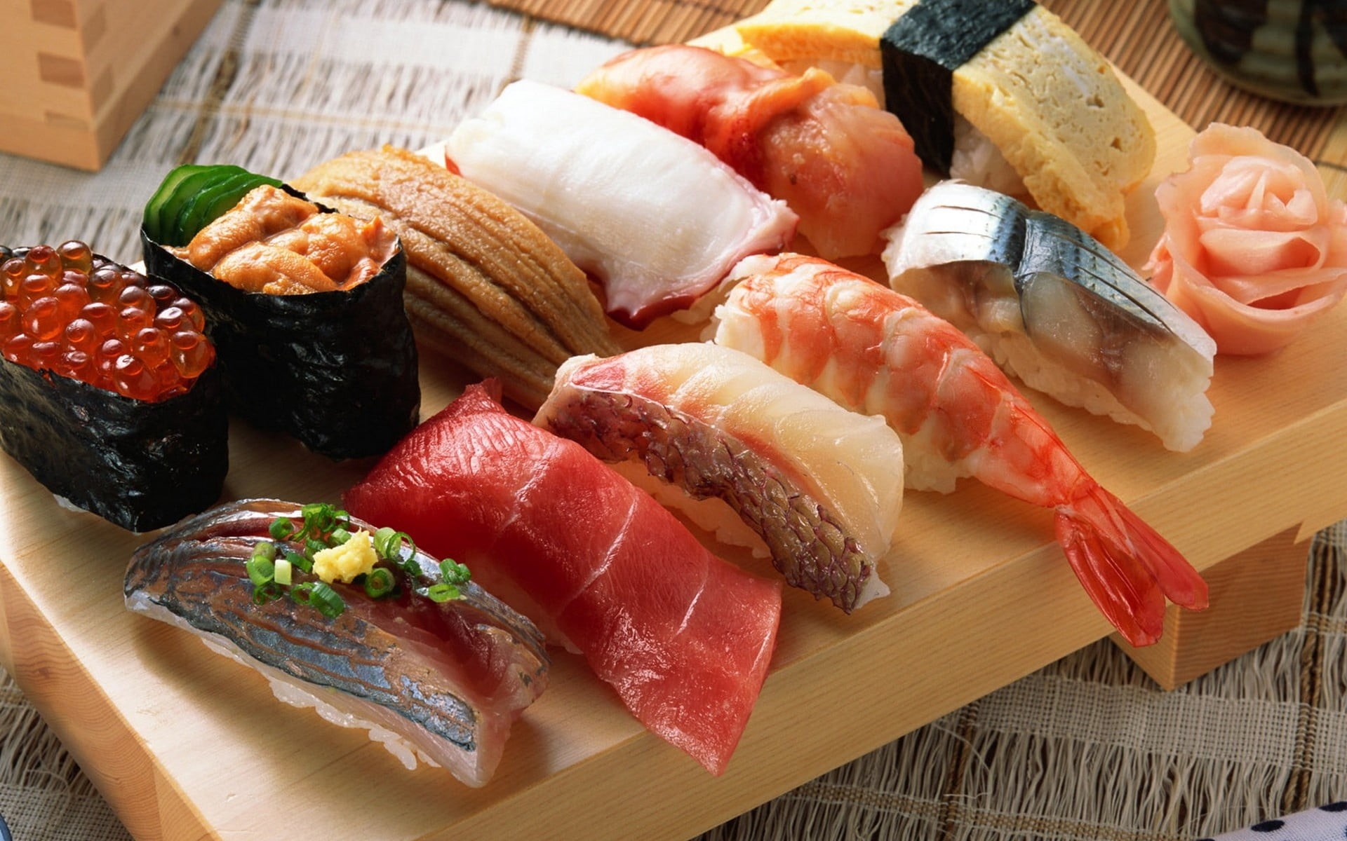 restaurant, prepared Fish, salmon, gourmet, caviar, japanese food, wellbeing, slice, seafood, high angle view, still life, sea, vertebrate, healthy Eating, HD Wallpaper