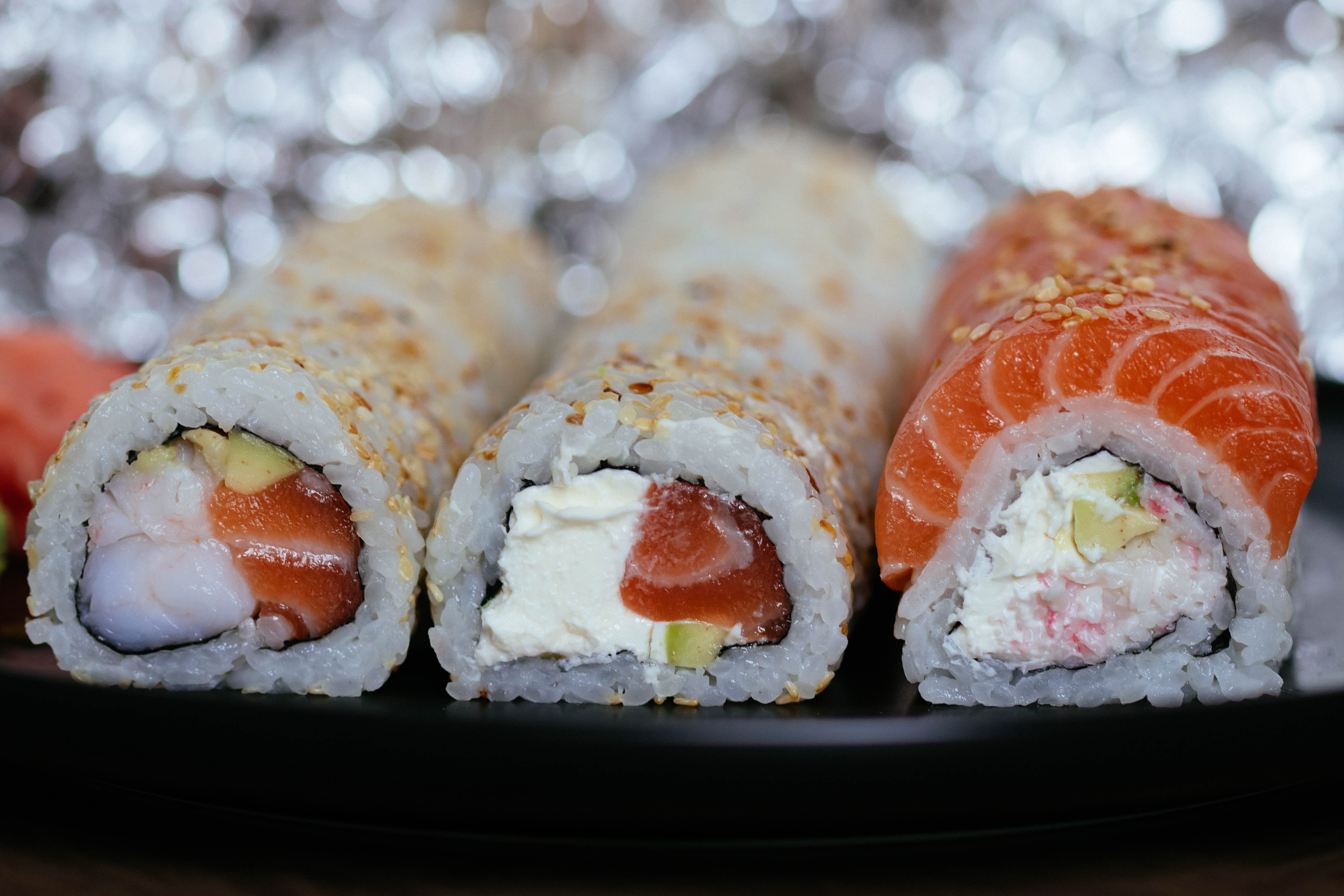 japanese food, photo, indoors, caviar, tuna, rice - food staple, close-up, seafood, close, crockery, temptation, lunch, traditional, indulgence, no people, HD Wallpaper