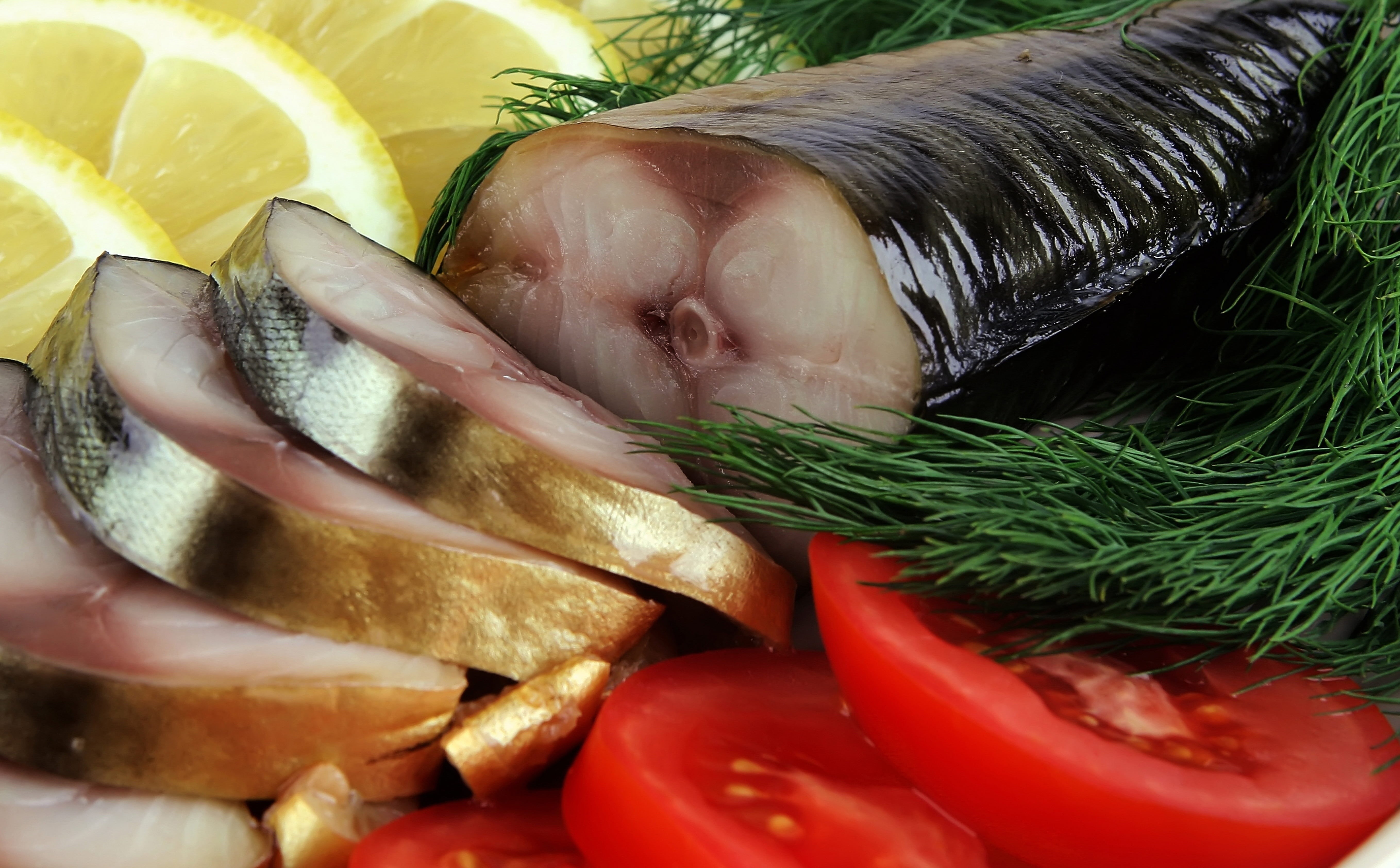still life, gourmet, no people, preparation, food, parsley, ingredient, market, red, spice, chunks, plate, animal, healthy Eating, onion, lemon, mackerel, HD Wallpaper