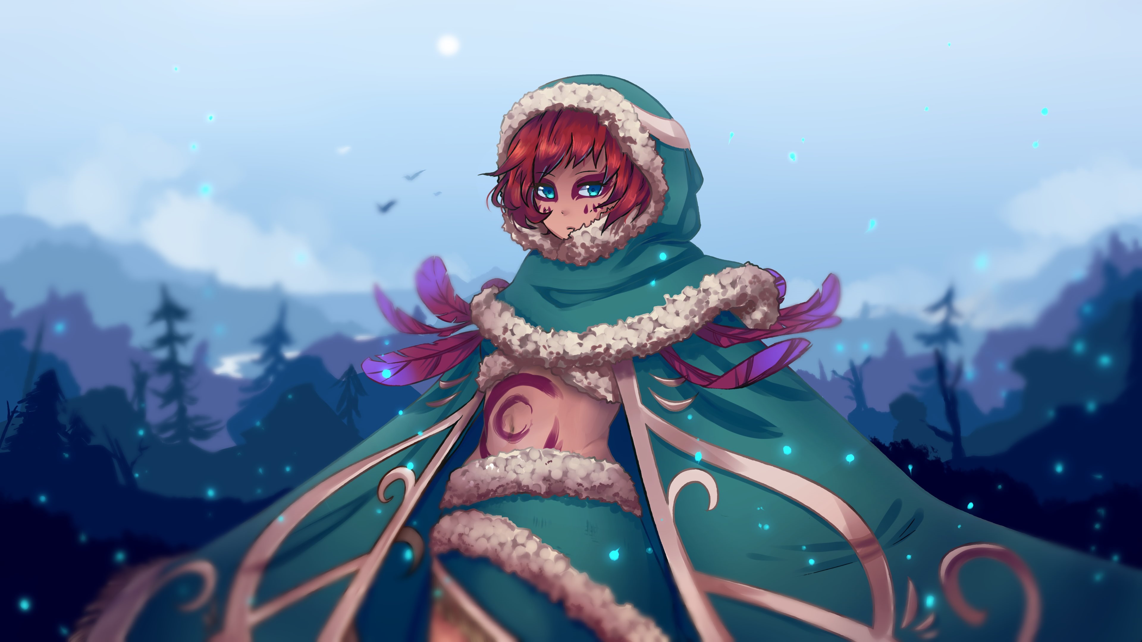 nature, Battlerite, lifestyles, belly, Poloma, real people, art and craft, costume, portrait, 4K, front view, representation, leisure activity, video games, HD Wallpaper