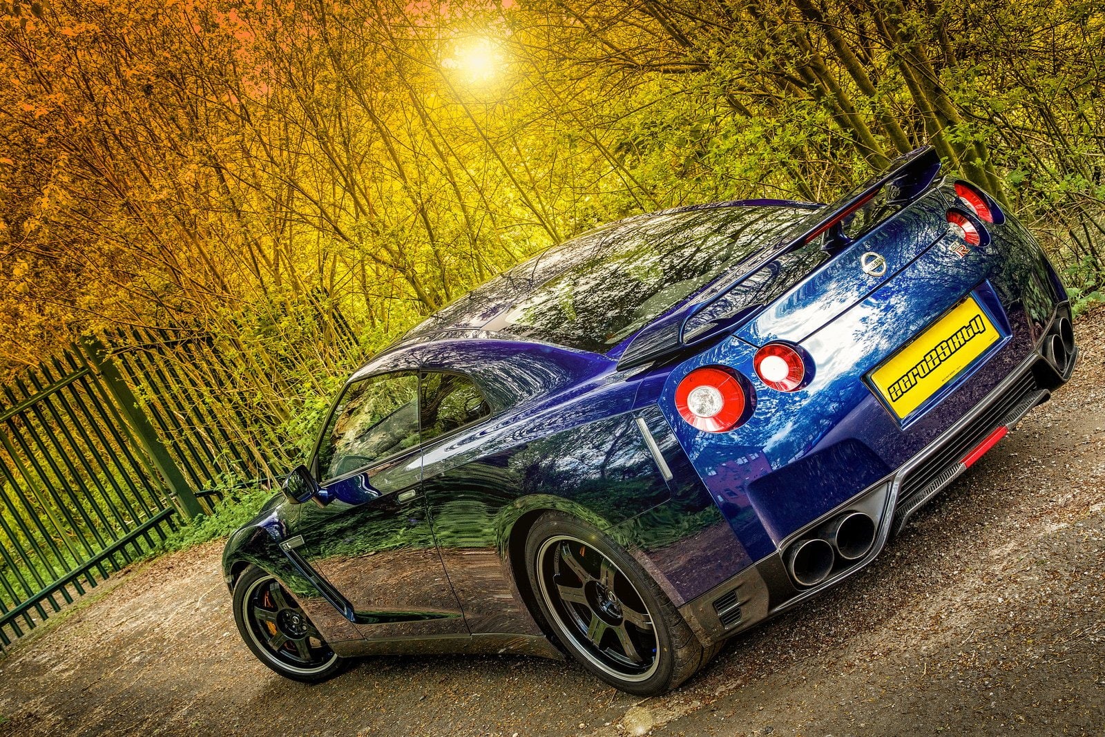 gt r, blue, nissan, coupe, bleu, nismo, japan, cars, 720P, blu, tuning, supercar, r35, HD Wallpaper