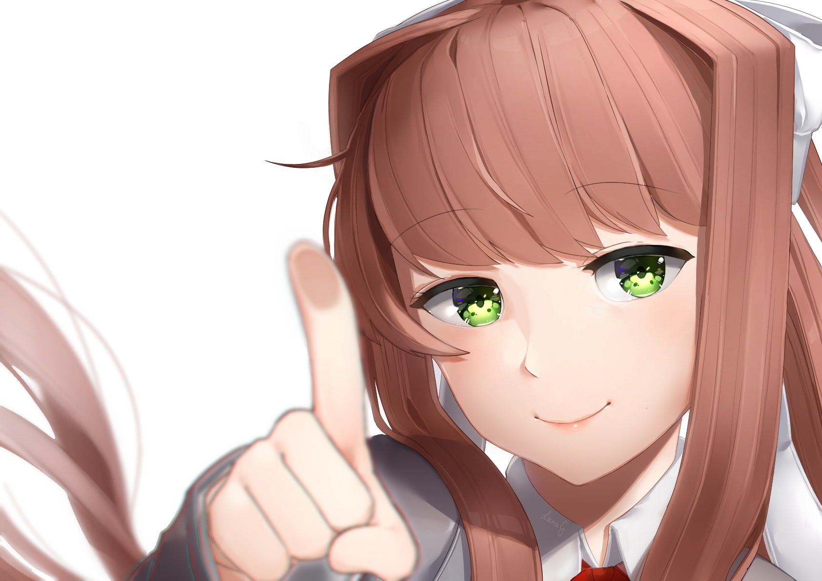 young adult, glasses, close-up, studio shot, day, headshot, real people, looking, fashion, focus on foreground, Sasoura, 720P, Doki Doki Literature Club, HD Wallpaper