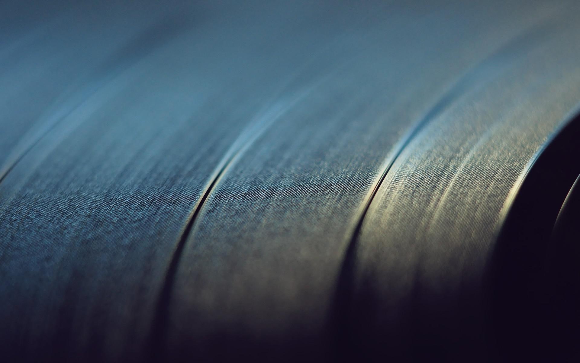 1920x1200, vinyl, close, music, surface, 1080P, record, gray, HD Wallpaper