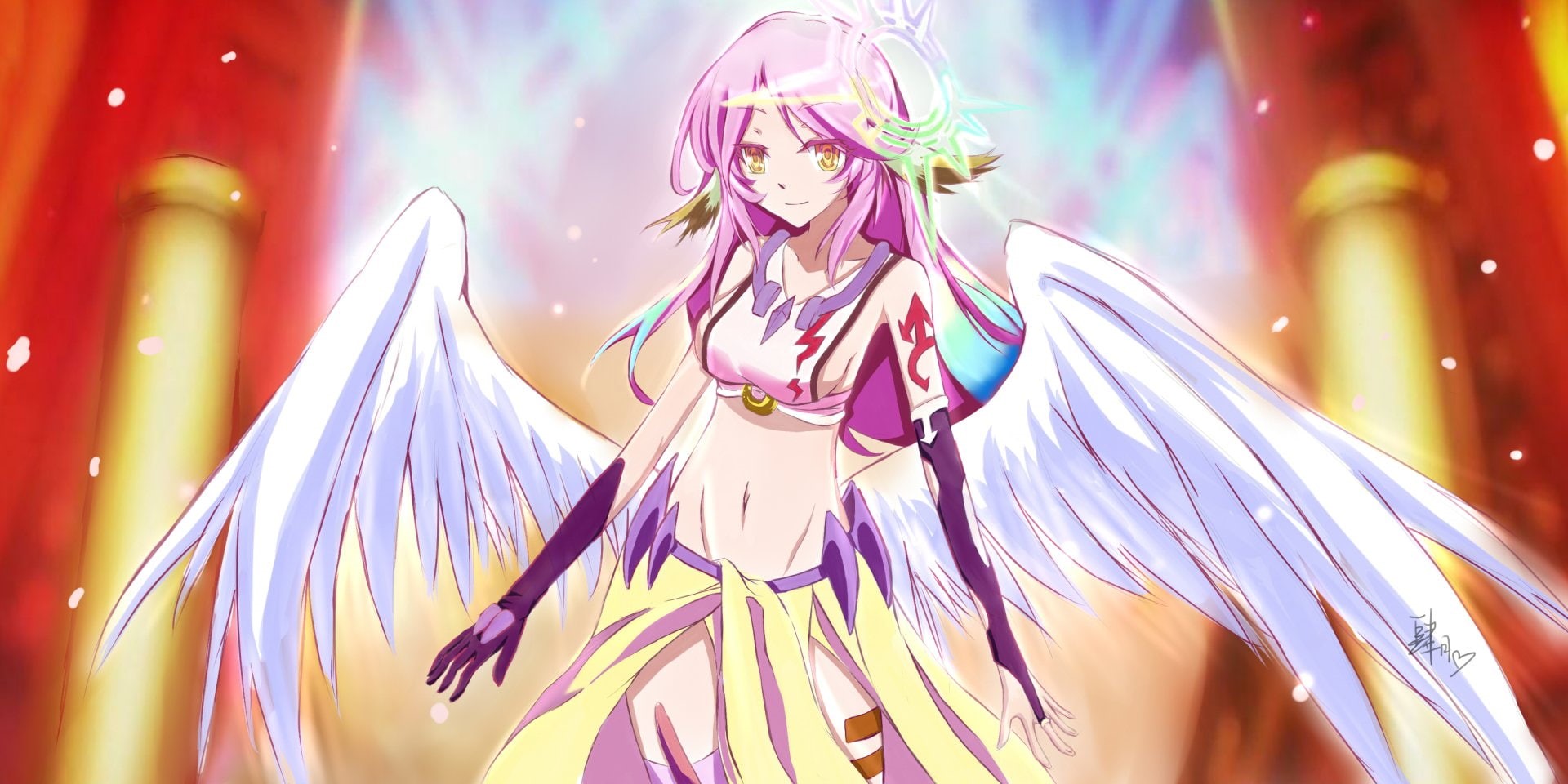 Jibril (No Game No Life), 1080P, Anime, No Game No Life, HD Wallpaper