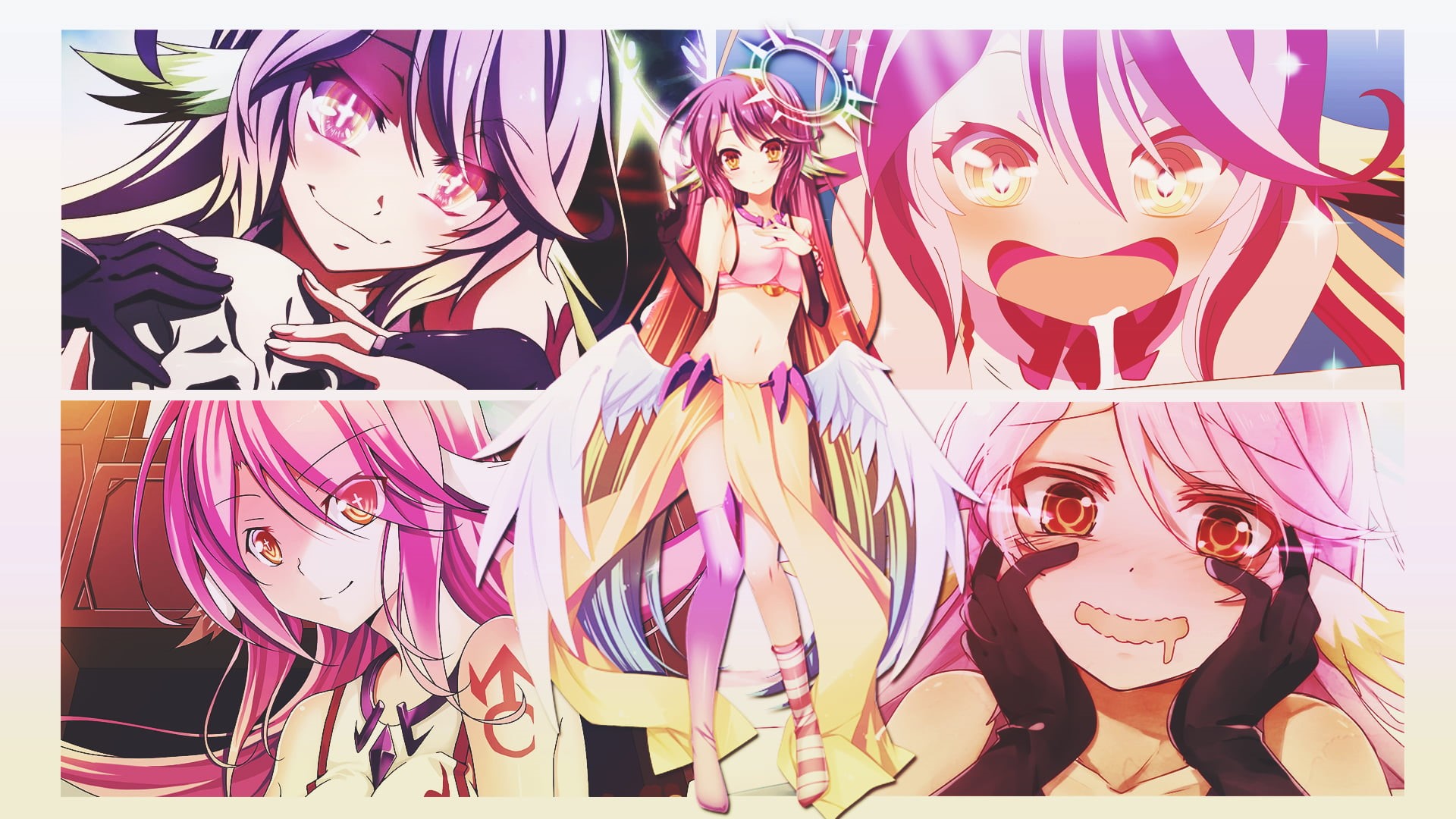 No Game No Life, anime, 1080P, Jibril, anime girls, HD Wallpaper
