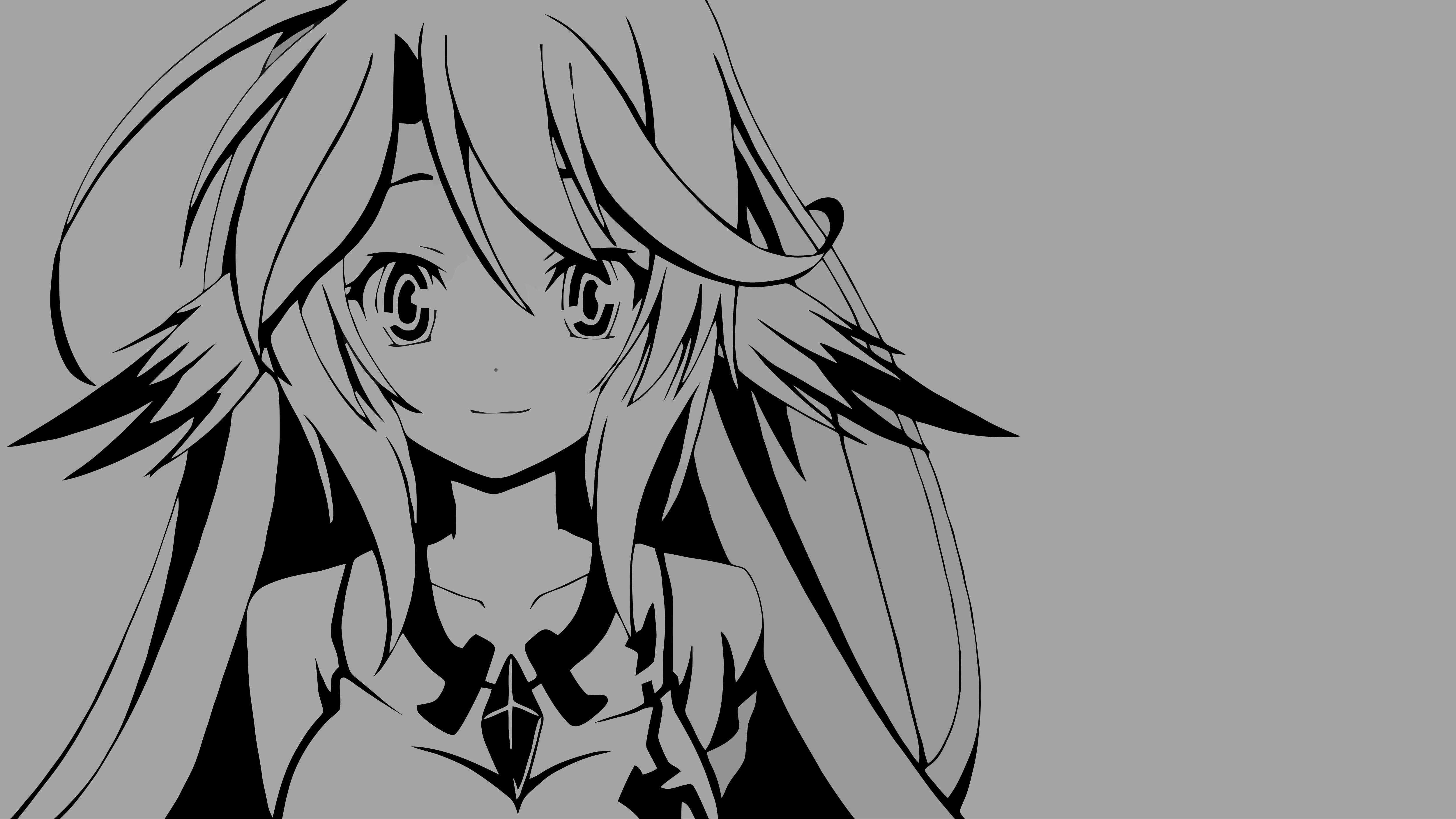 close-up, simple background, low angle view, craft, human representation, nature, anime girls, sky, Jibril, outdoors, day, no people, clear sky, 4K, studio shot, HD Wallpaper