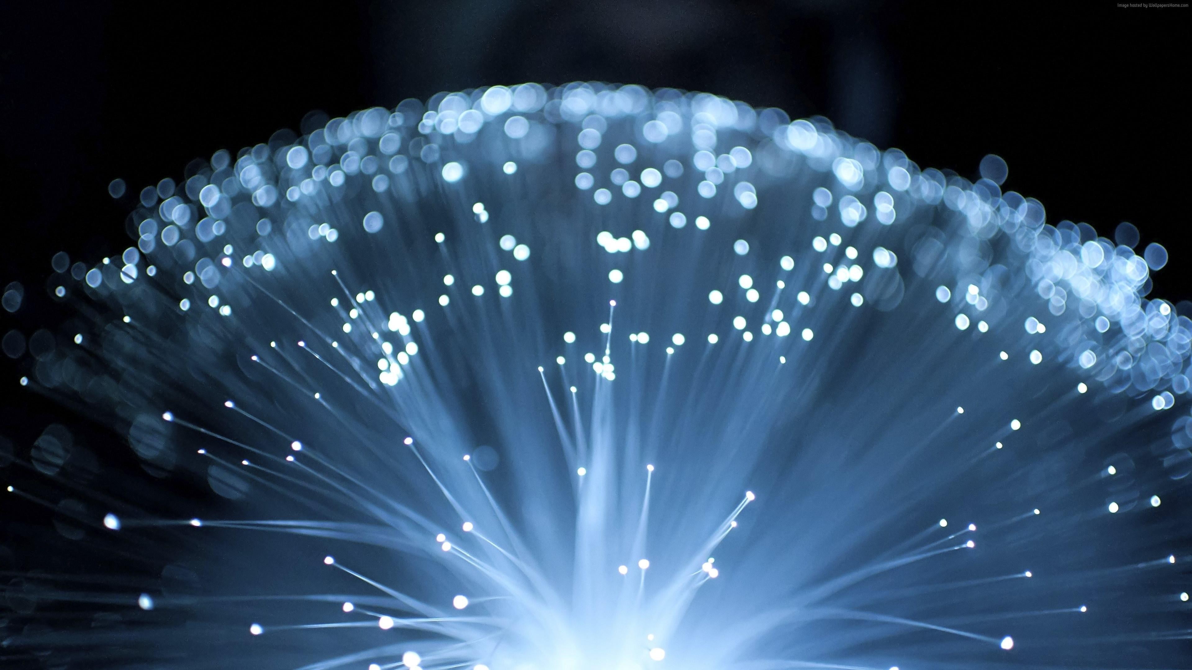 4K, fiber, sparkle, dark, light, HD Wallpaper
