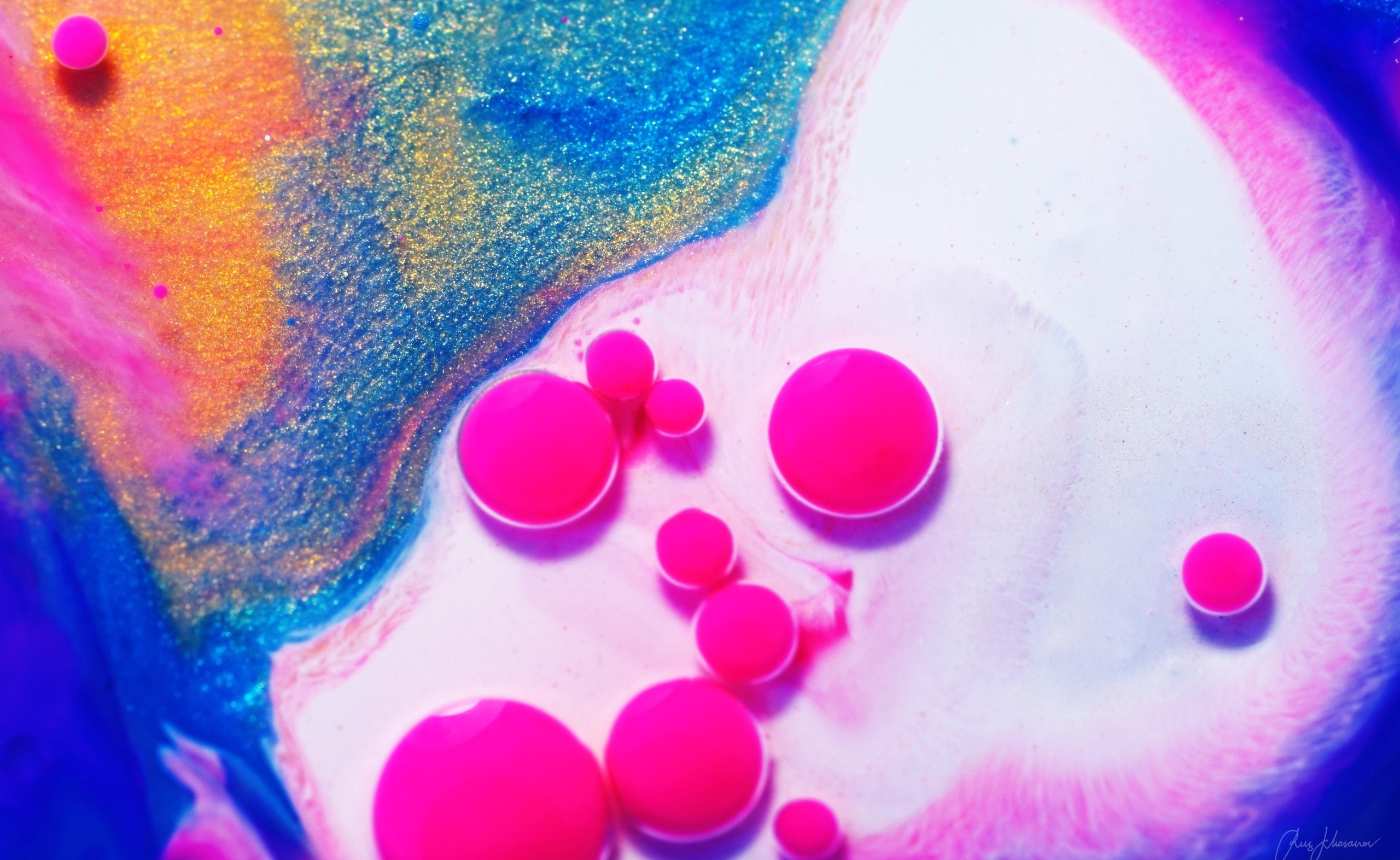 BubbleBursting, Bubbles, Photography, Color, variation, Drops, Macro, no people, choice, ChemicalReaction, vibrant, abstract, paint, watercolor paints, HD Wallpaper